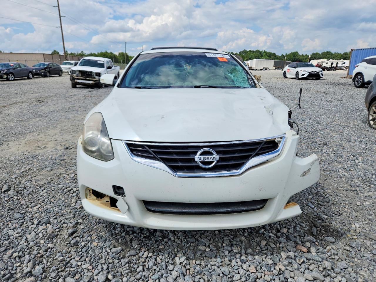 2013 Nissan Altima 2.5 S Белый vin: 1N4AL2EP6DC299811