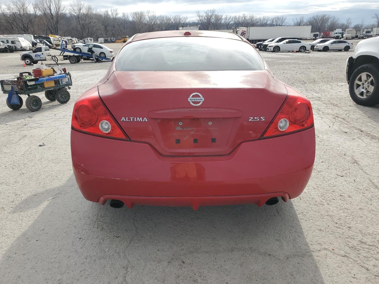 2010 Nissan Altima S Red vin: 1N4AL2EP7AC115116