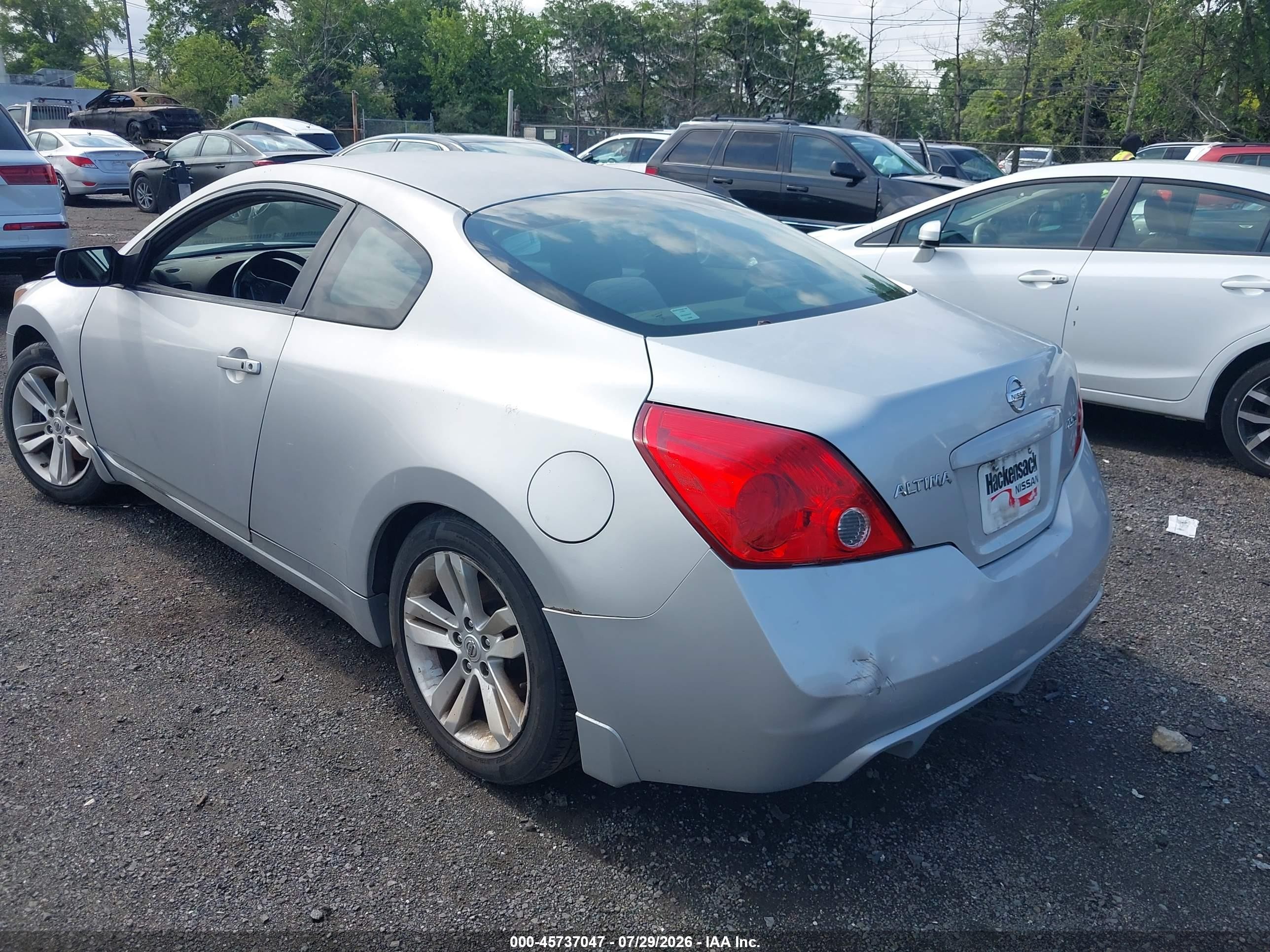 2010 Nissan Altima 2.5 S Silver vin: 1N4AL2EP7AC115584