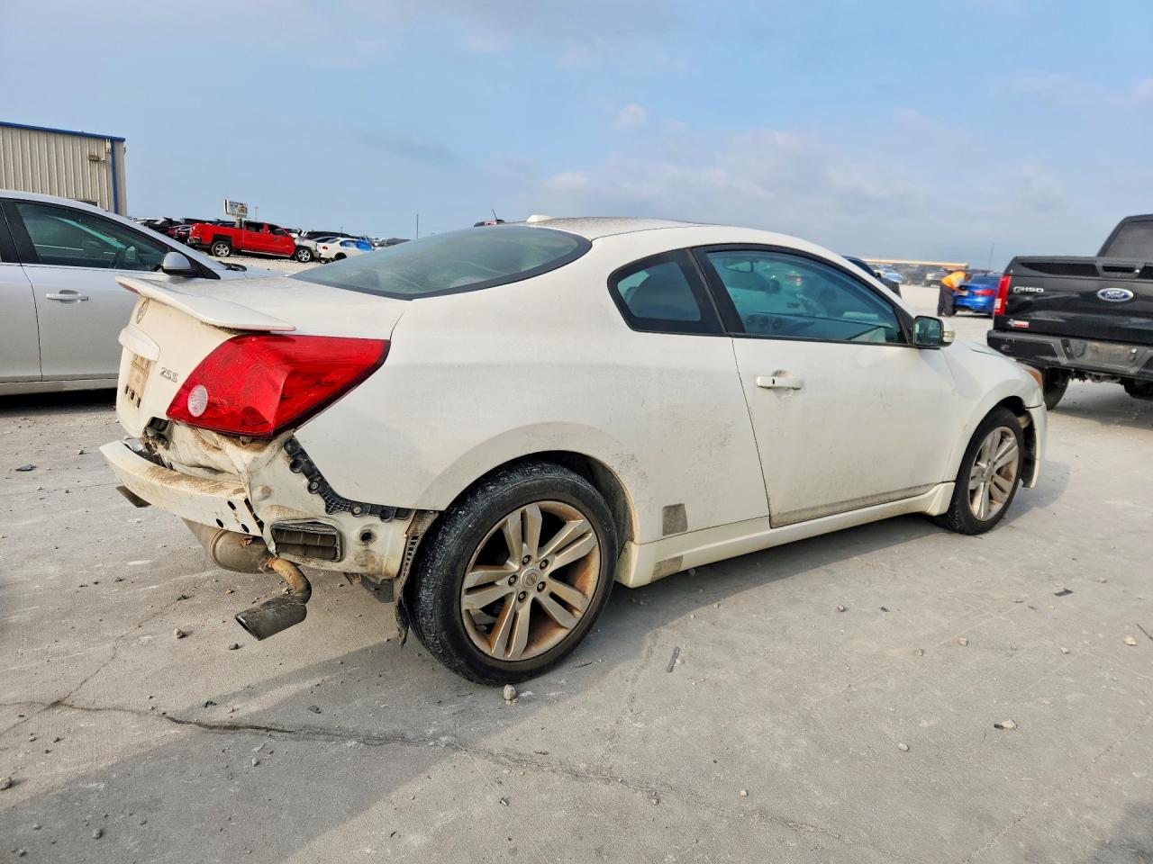 2010 Nissan Altima S White vin: 1N4AL2EP7AC159052