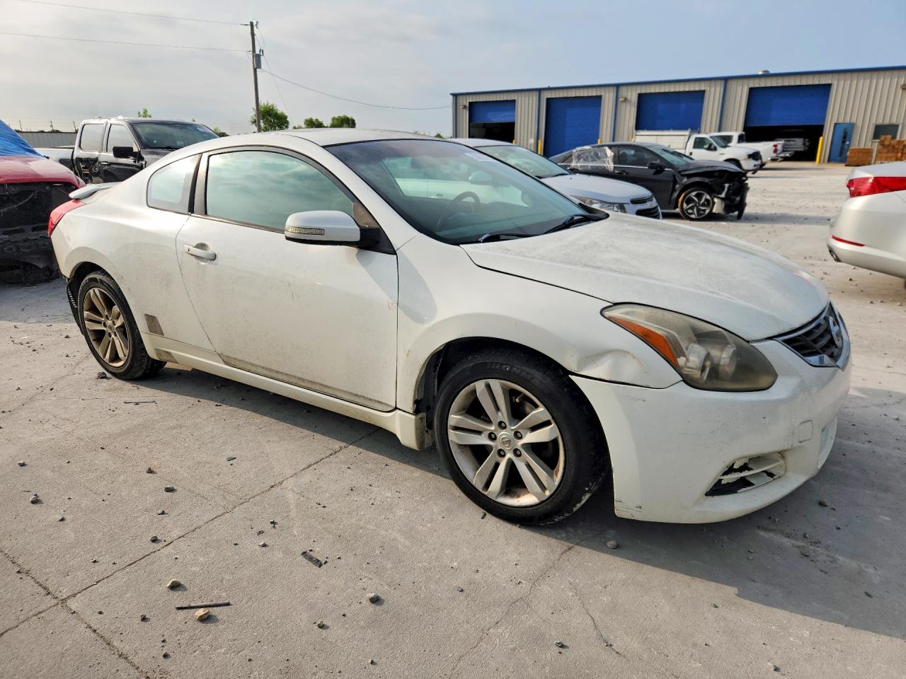 2010 Nissan Altima S White vin: 1N4AL2EP7AC159052