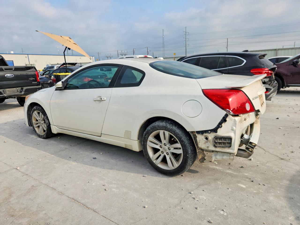 2010 Nissan Altima S White vin: 1N4AL2EP7AC159052
