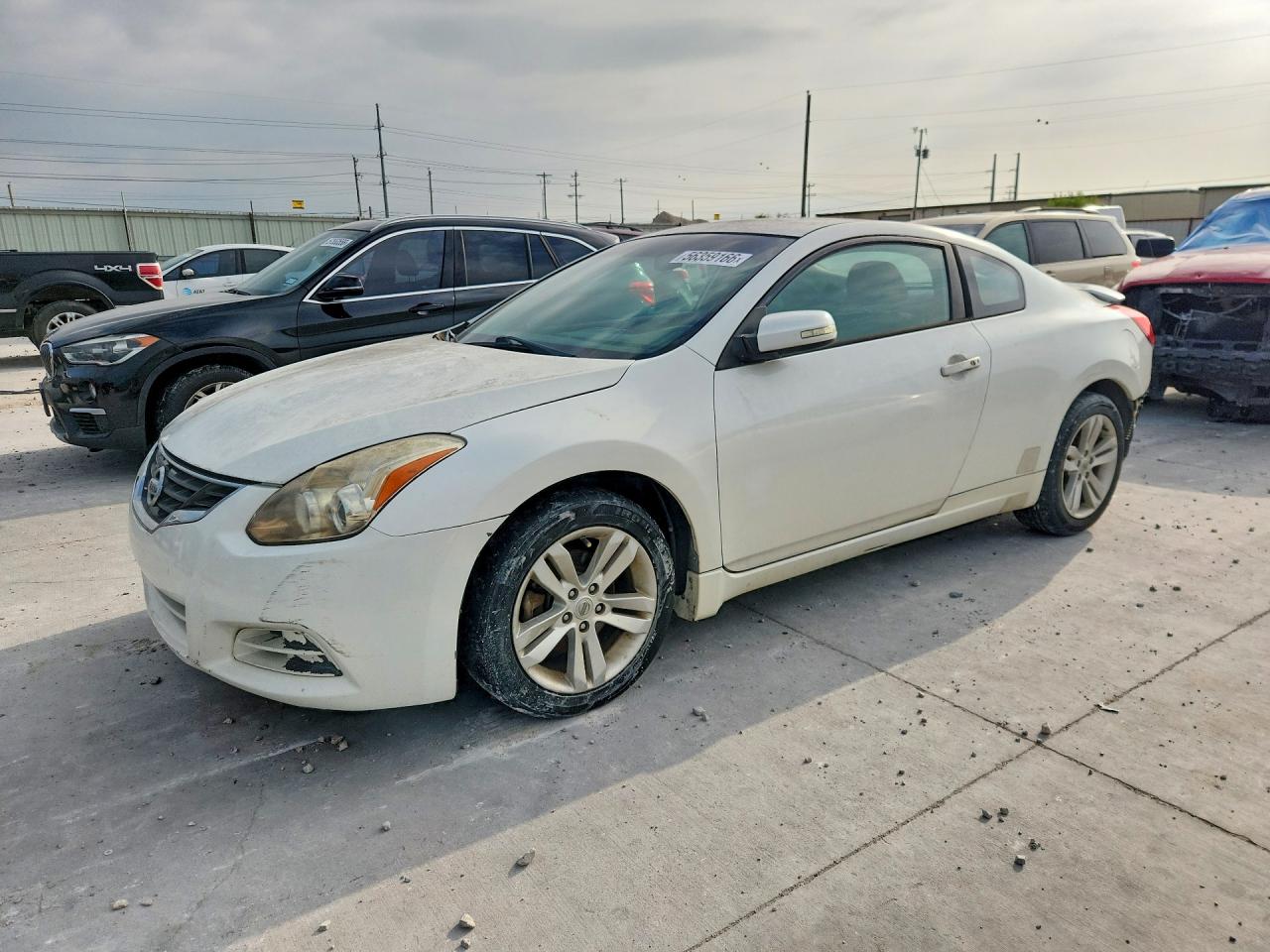 2010 Nissan Altima S White vin: 1N4AL2EP7AC159052