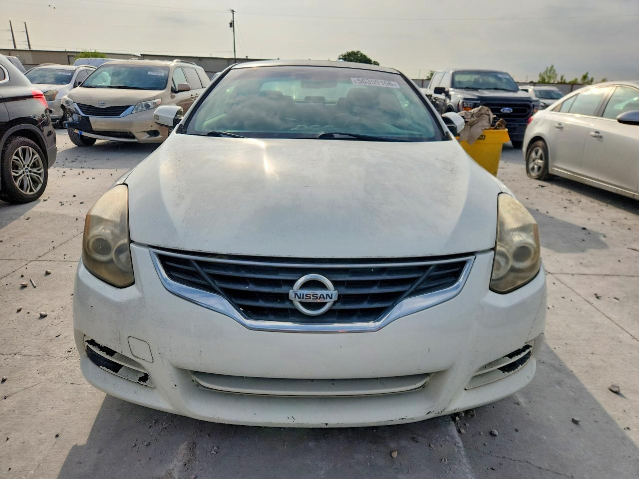 2010 Nissan Altima S White vin: 1N4AL2EP7AC159052