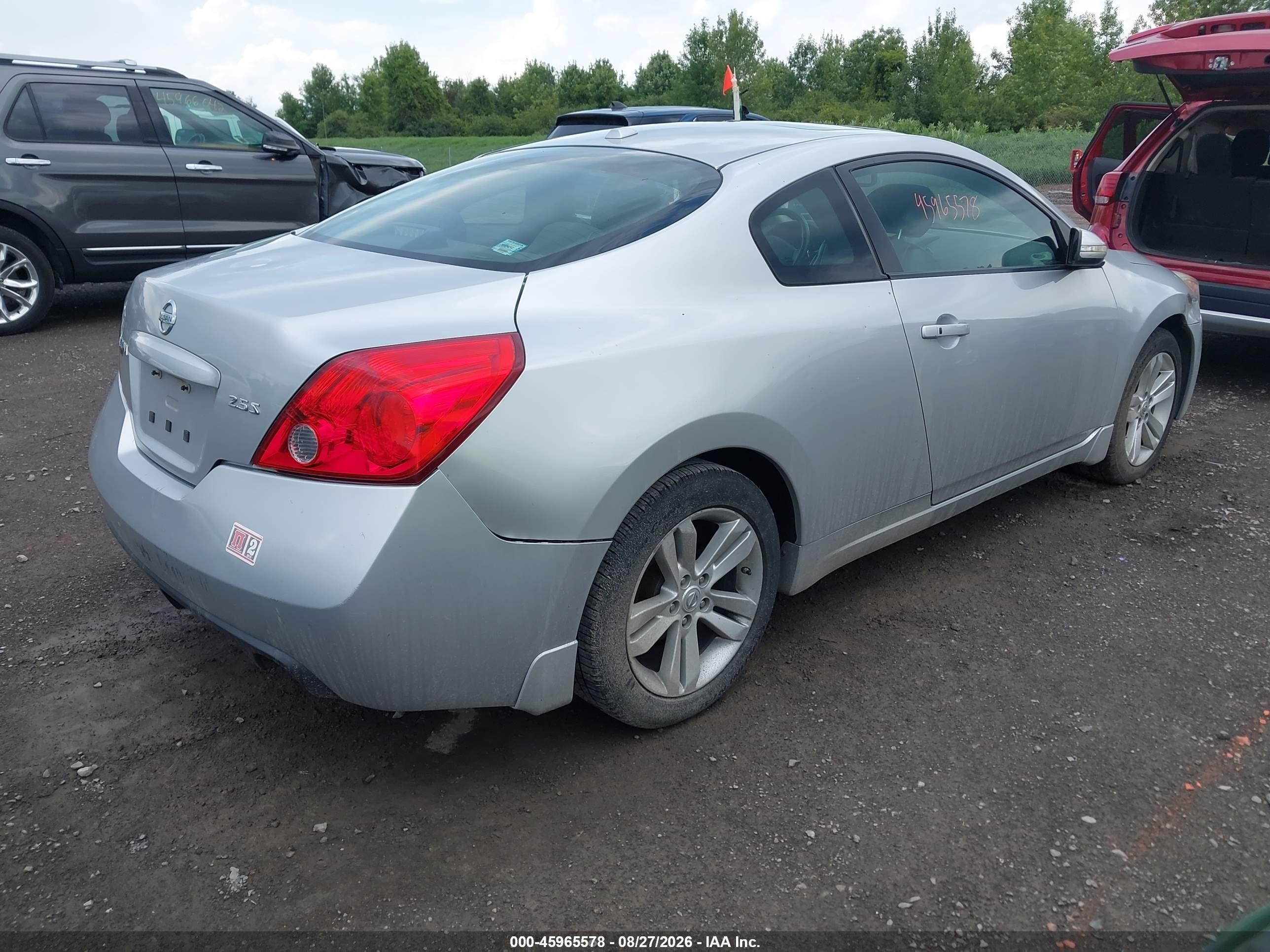 2011 Nissan Altima 2.5 S Silver vin: 1N4AL2EP7BC176516