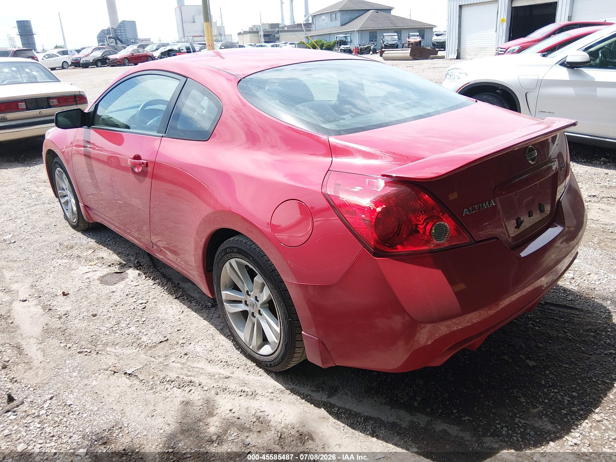 2011 Nissan Altima 2.5 S Red vin: 1N4AL2EP7BC176659