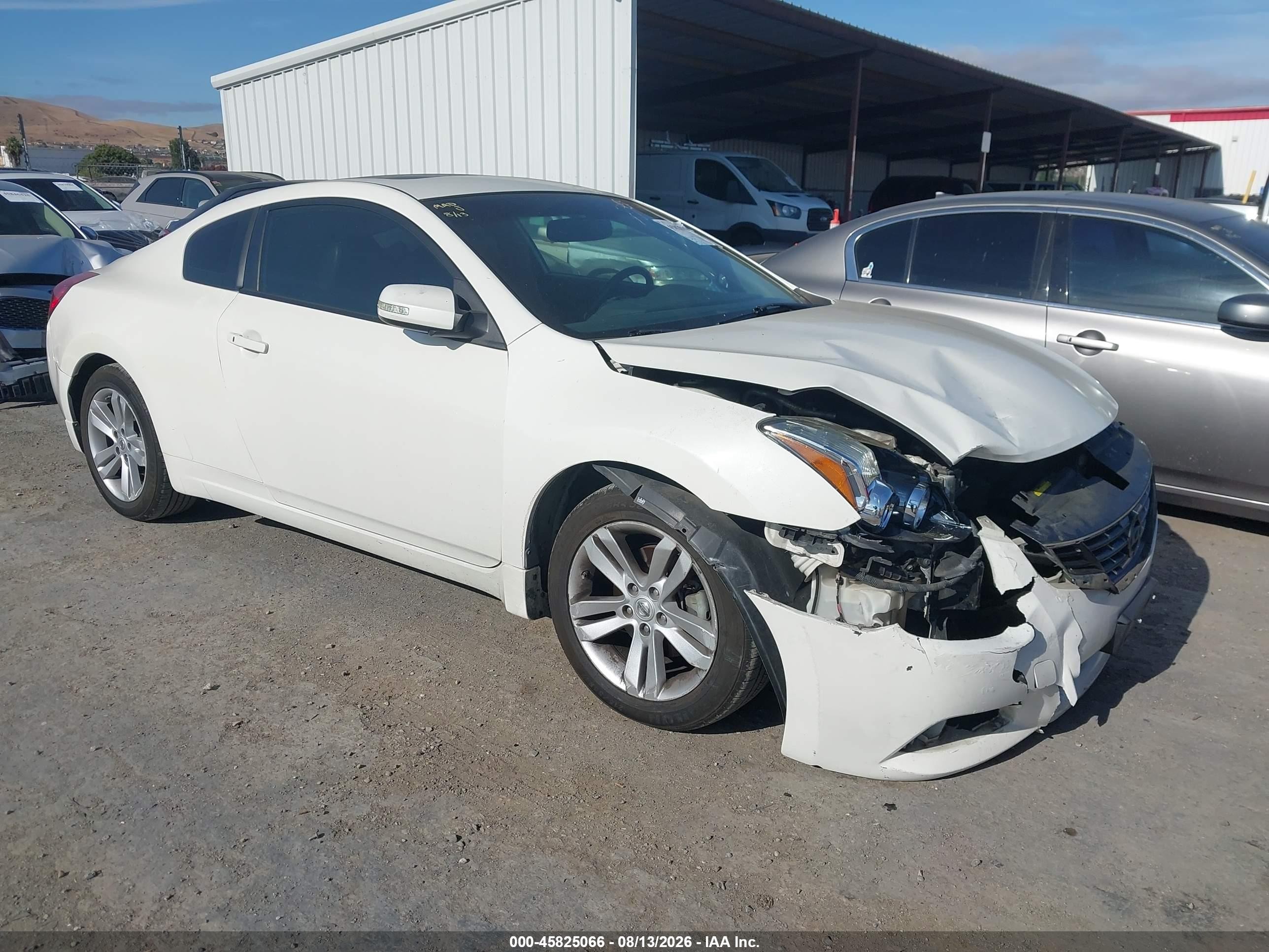 2012 Nissan Altima 2.5 S White vin: 1N4AL2EP7CC117547