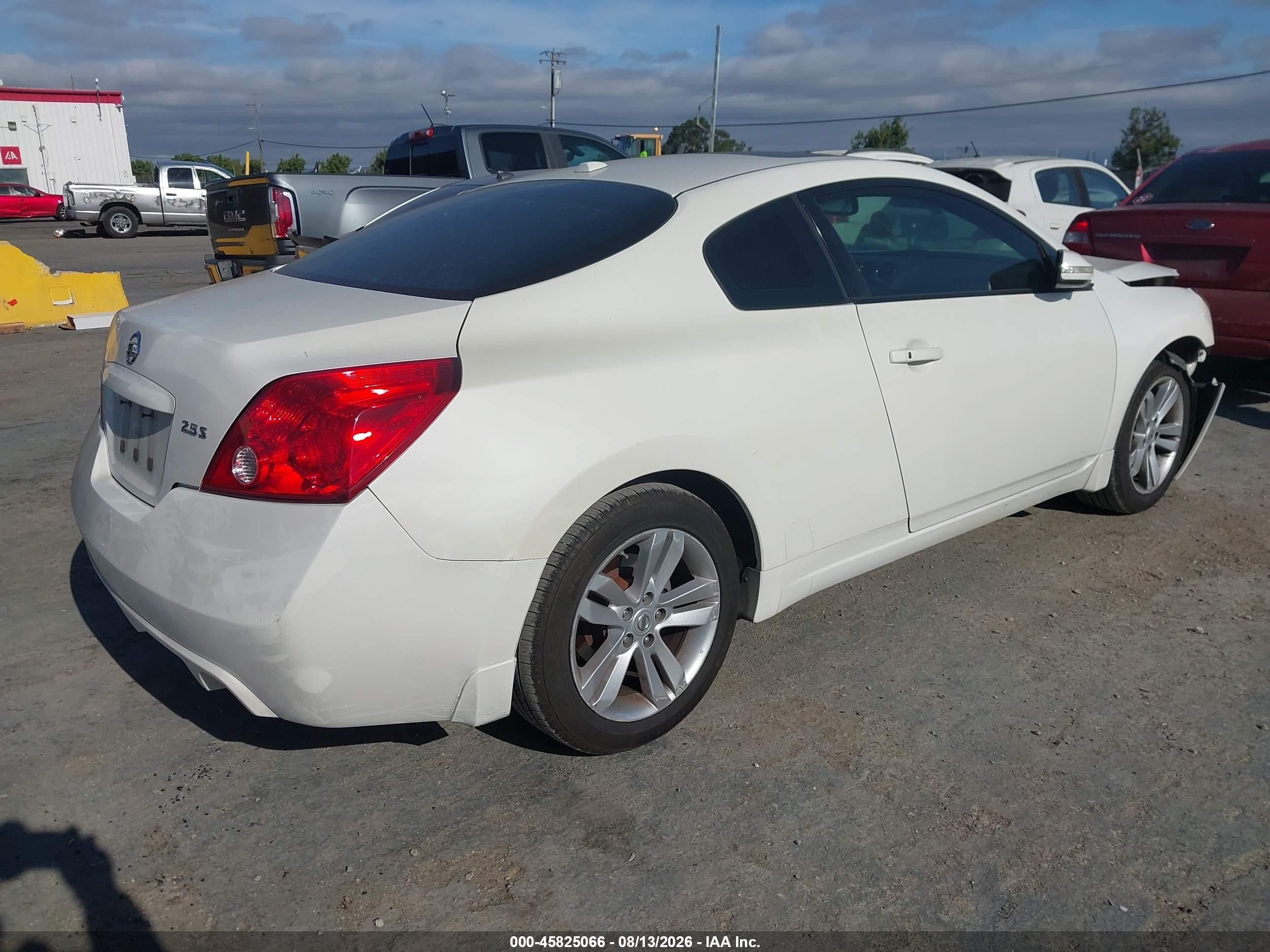 2012 Nissan Altima 2.5 S White vin: 1N4AL2EP7CC117547