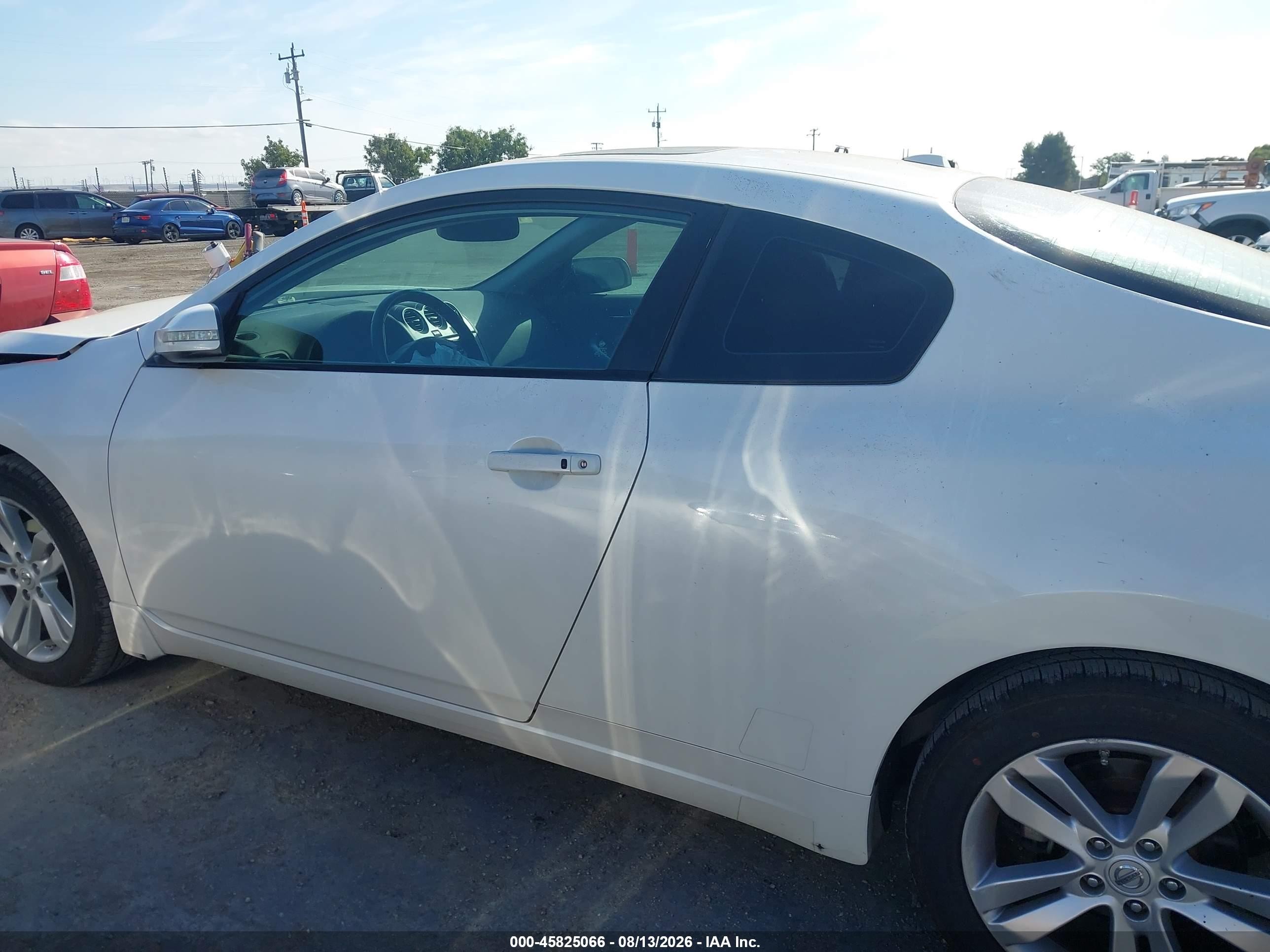2012 Nissan Altima 2.5 S White vin: 1N4AL2EP7CC117547