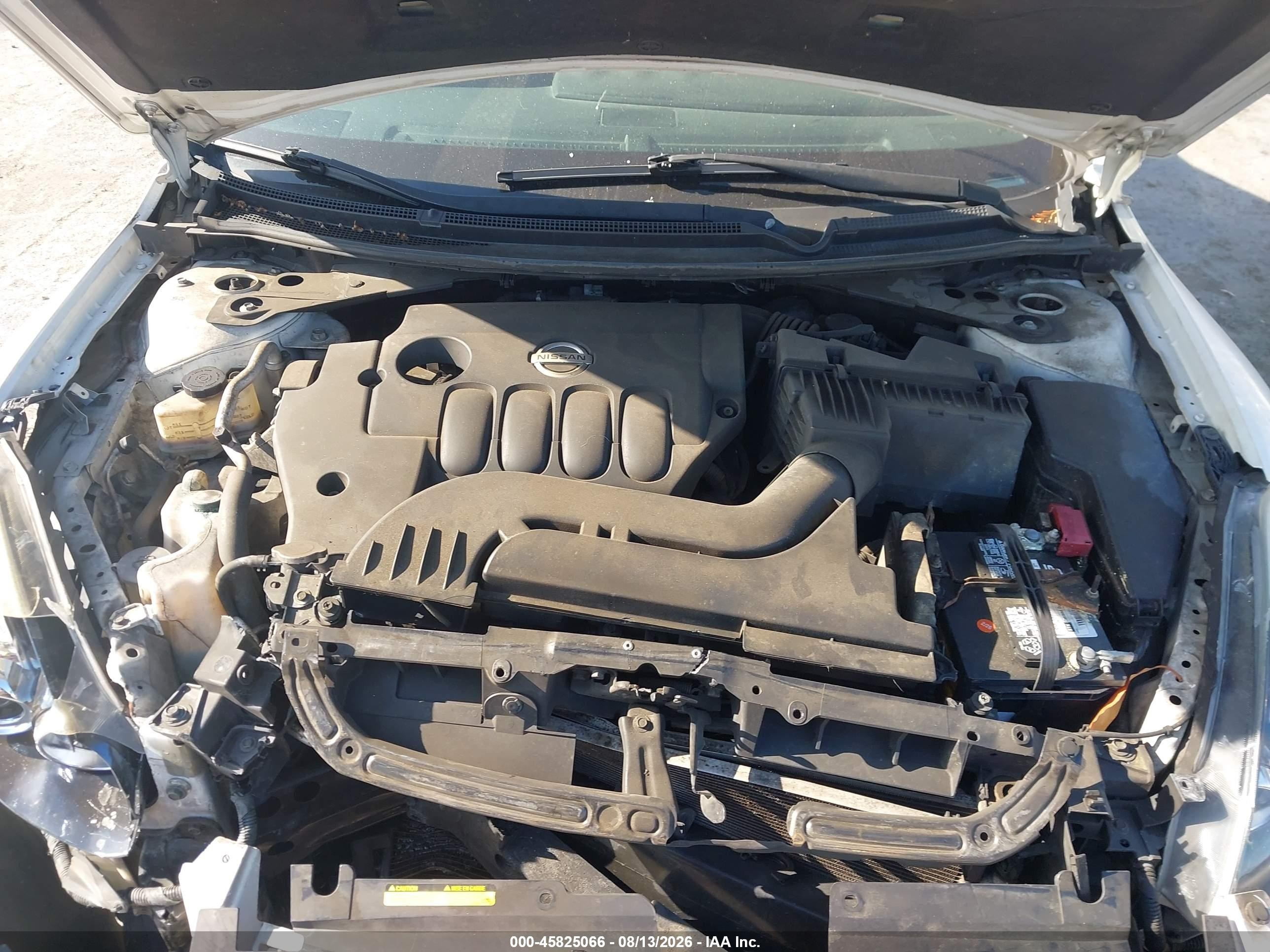 2012 Nissan Altima 2.5 S White vin: 1N4AL2EP7CC117547