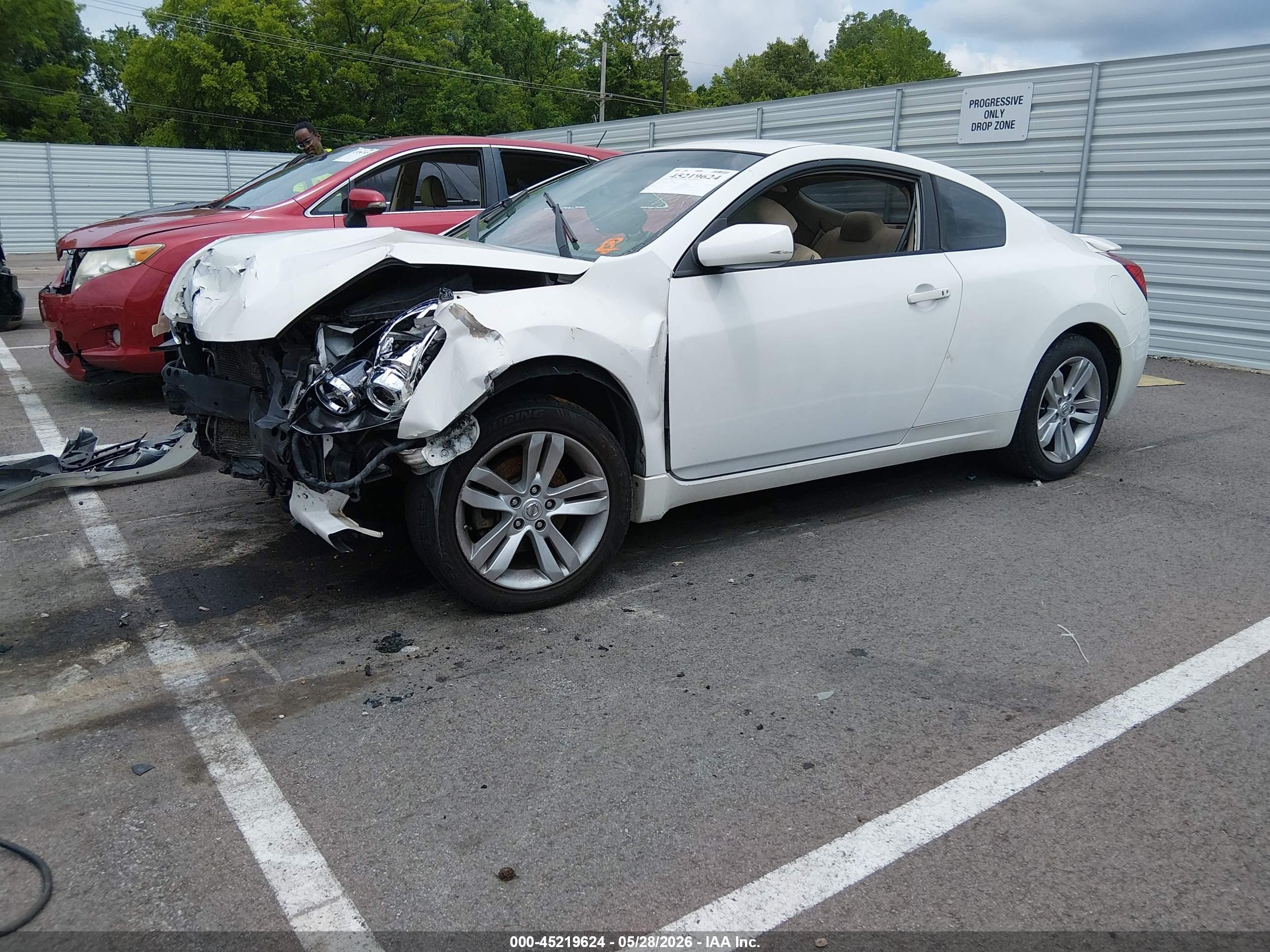 2012 Nissan Altima 2.5 S White vin: 1N4AL2EP7CC263351