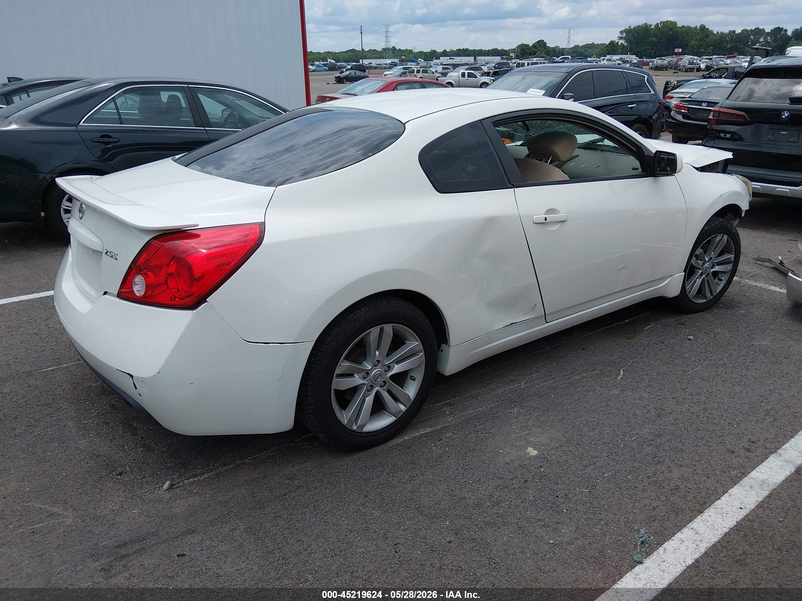 2012 Nissan Altima 2.5 S White vin: 1N4AL2EP7CC263351