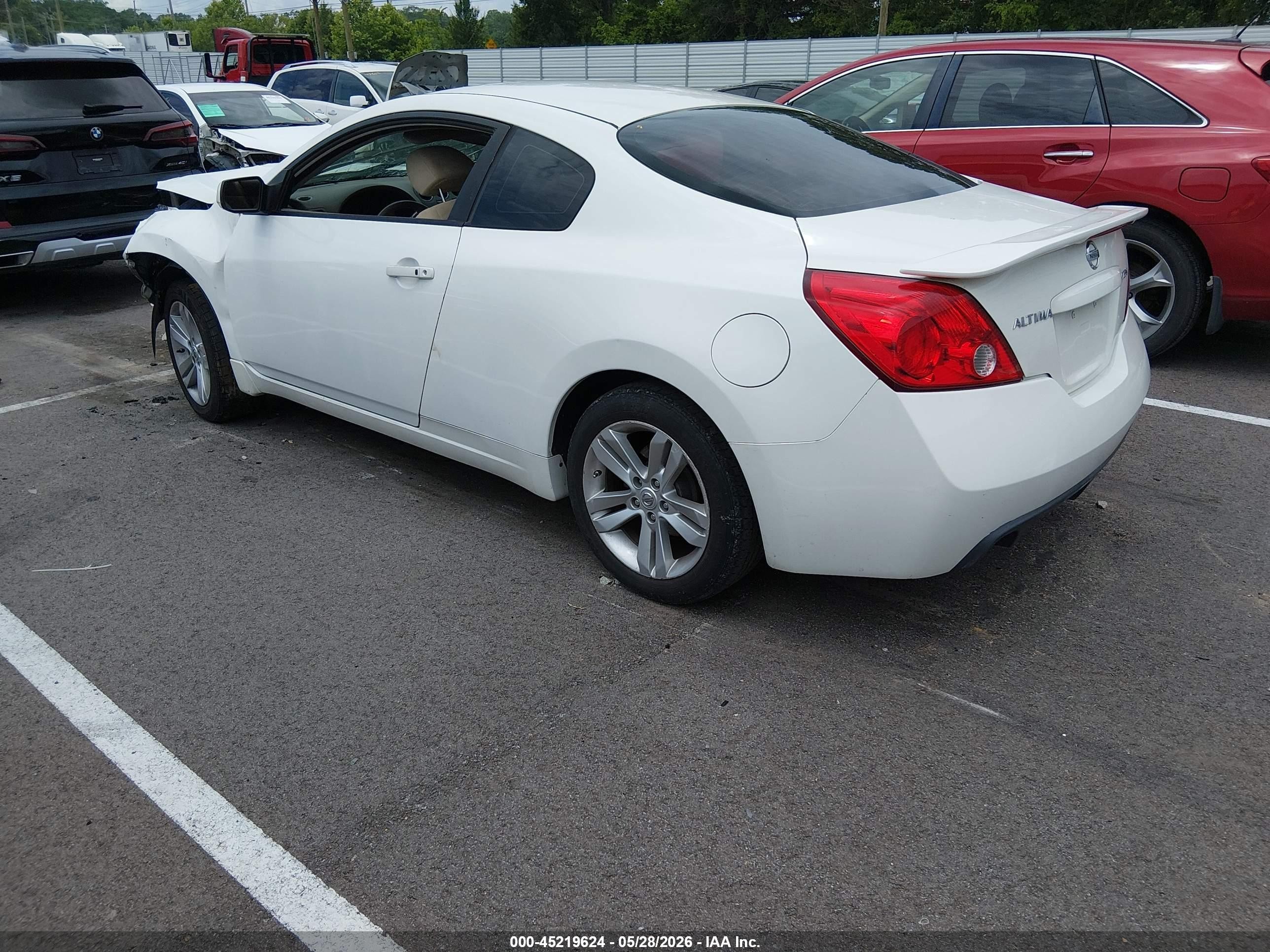 2012 Nissan Altima 2.5 S White vin: 1N4AL2EP7CC263351