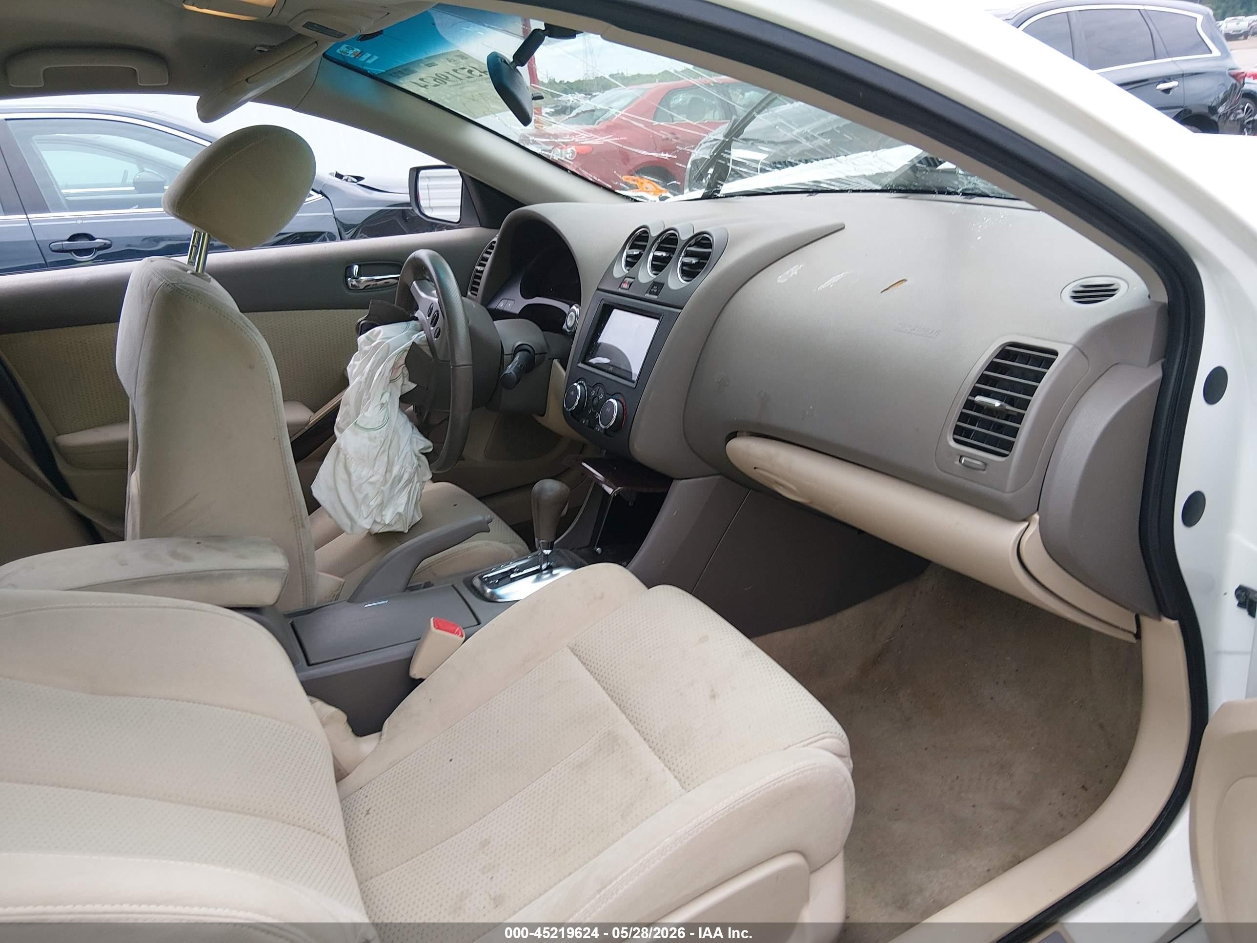 2012 Nissan Altima 2.5 S White vin: 1N4AL2EP7CC263351
