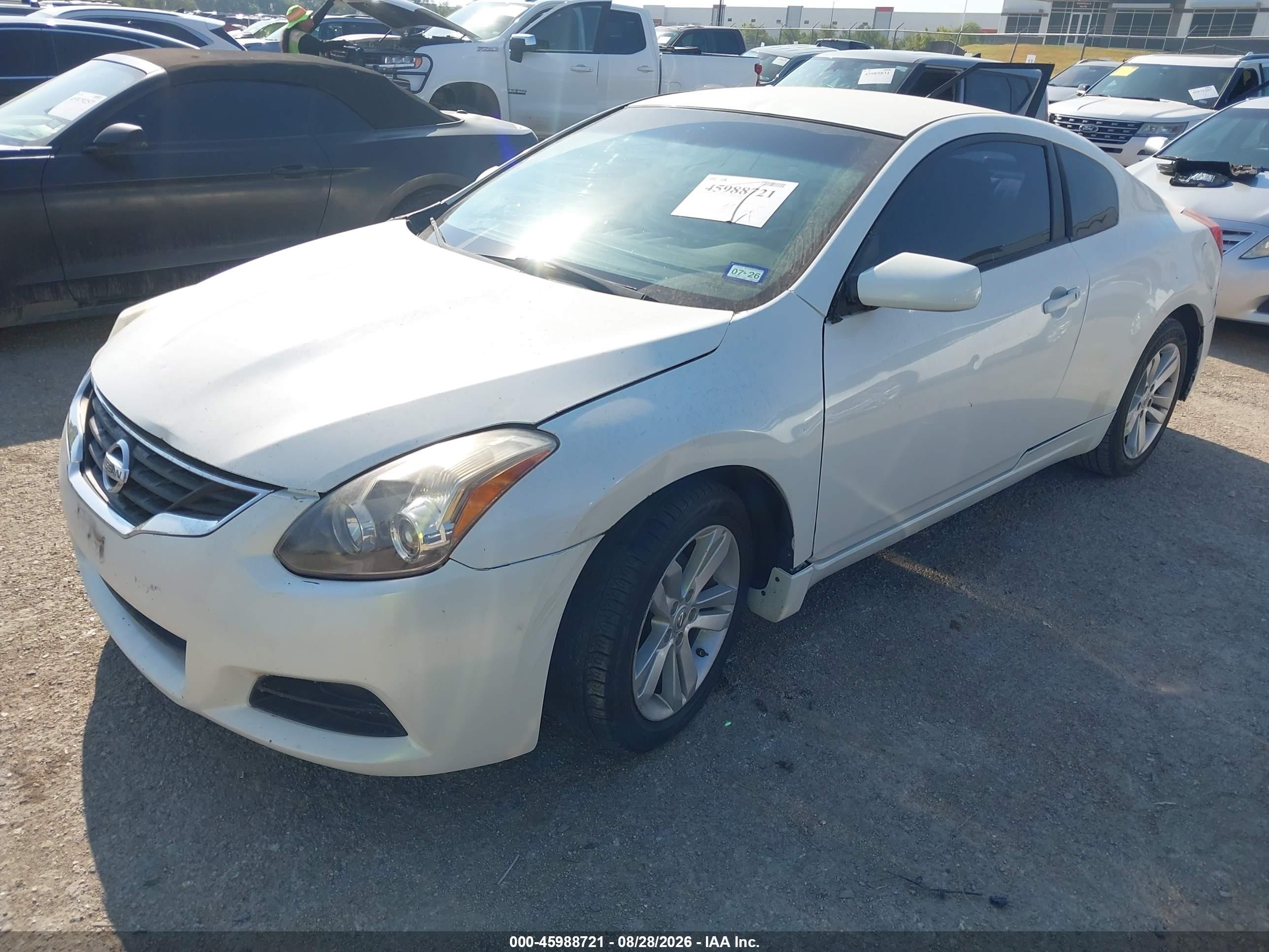 2013 Nissan Altima 2.5 S White vin: 1N4AL2EP7DC231713