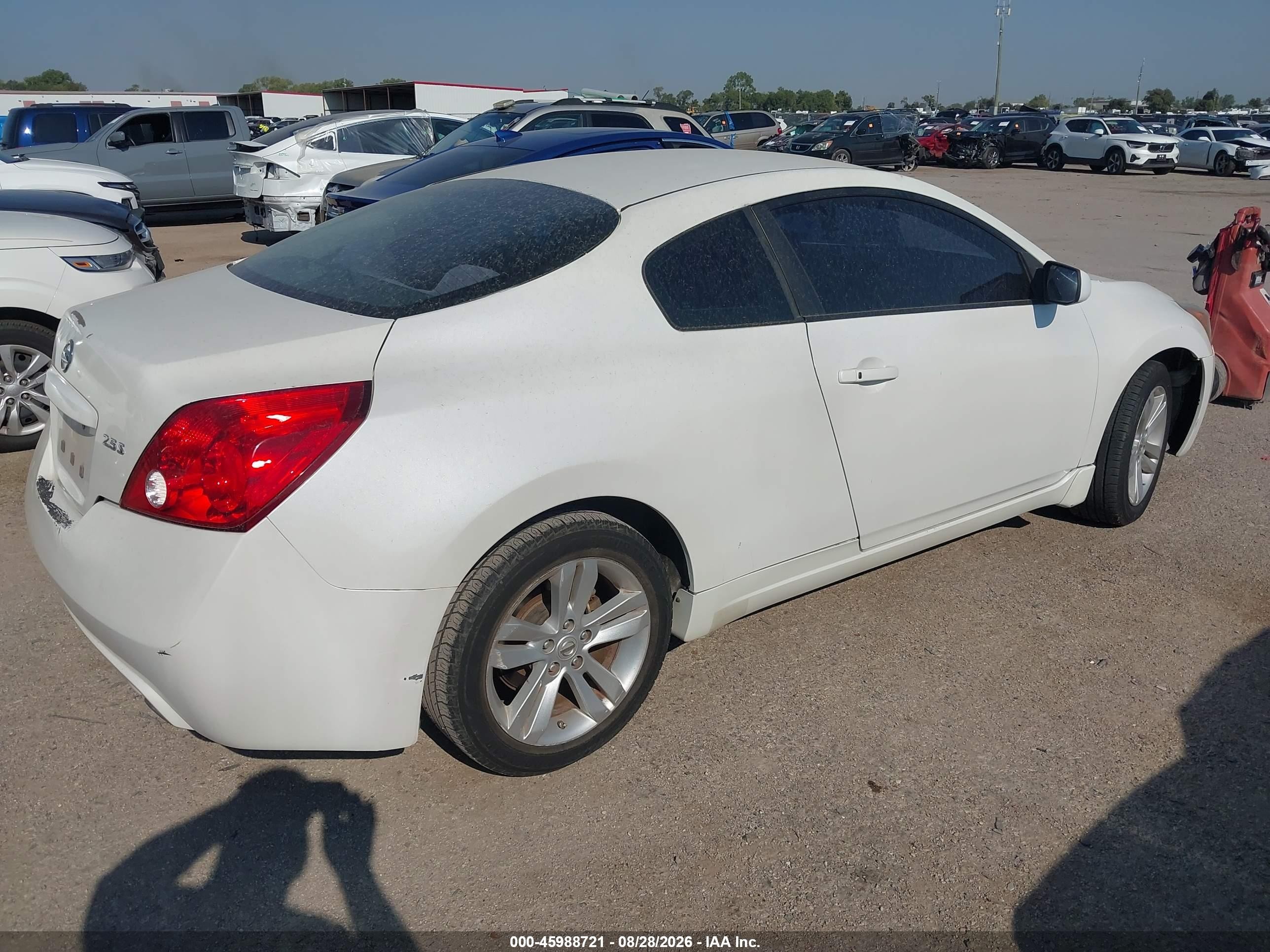 2013 Nissan Altima 2.5 S White vin: 1N4AL2EP7DC231713