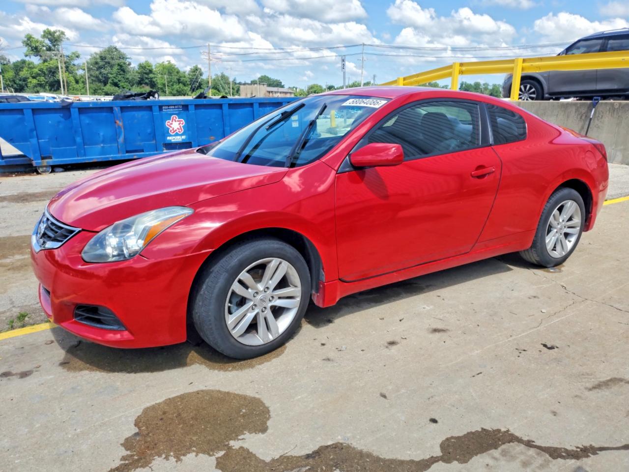 2011 Nissan Altima S Красный vin: 1N4AL2EP8BC107530
