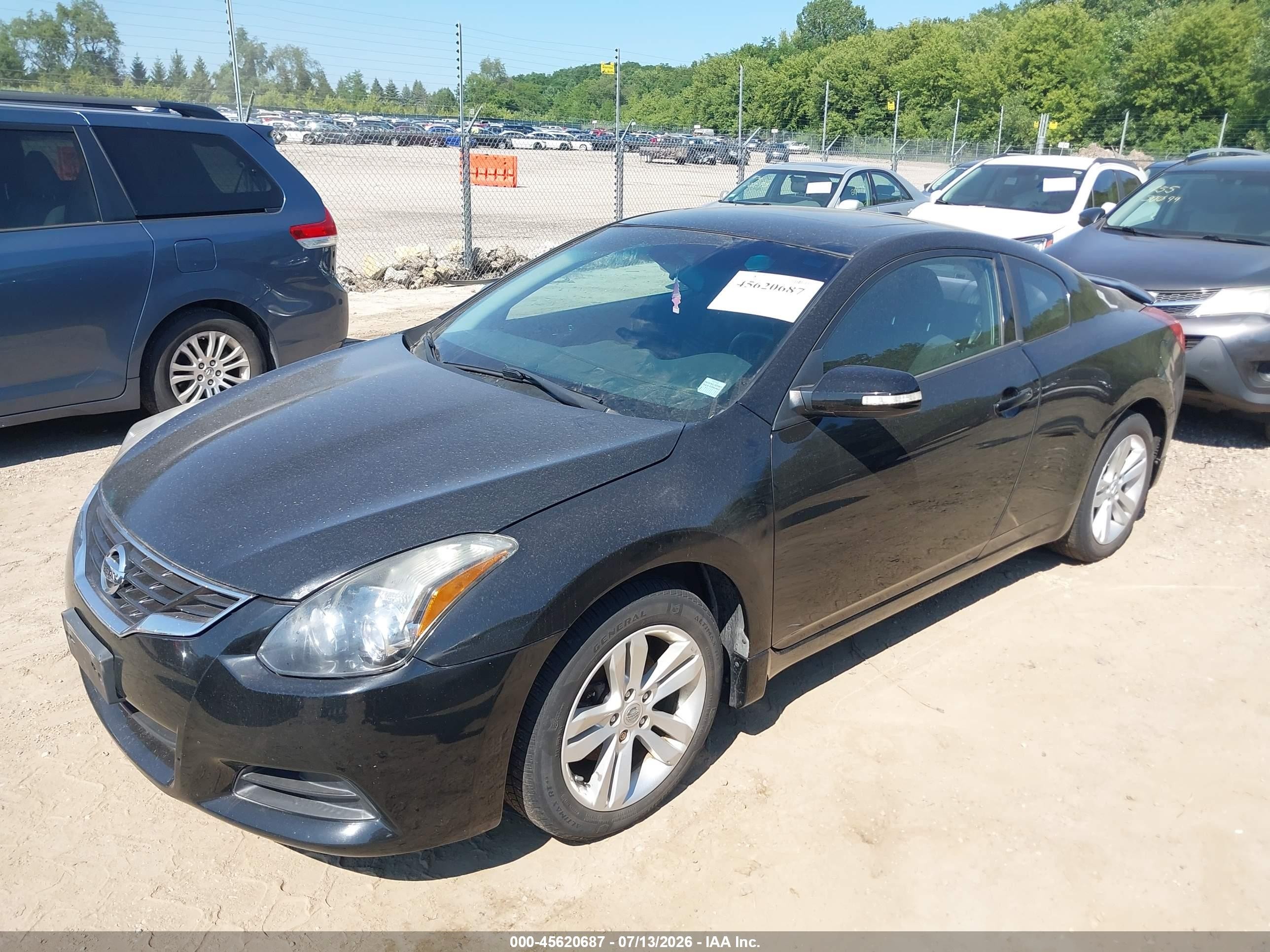 2012 Nissan Altima 2.5 S Black vin: 1N4AL2EP8CC132462