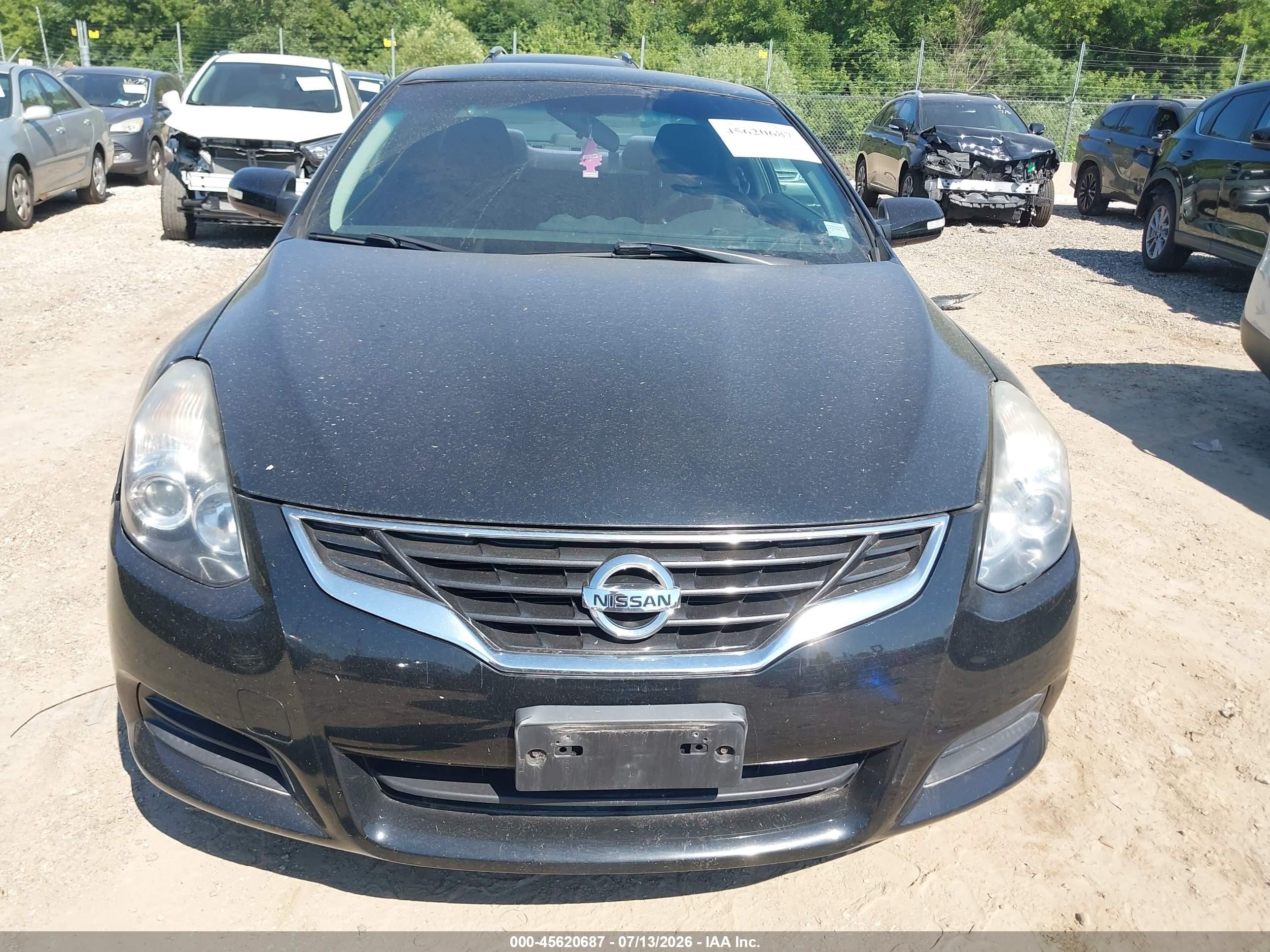 2012 Nissan Altima 2.5 S Black vin: 1N4AL2EP8CC132462
