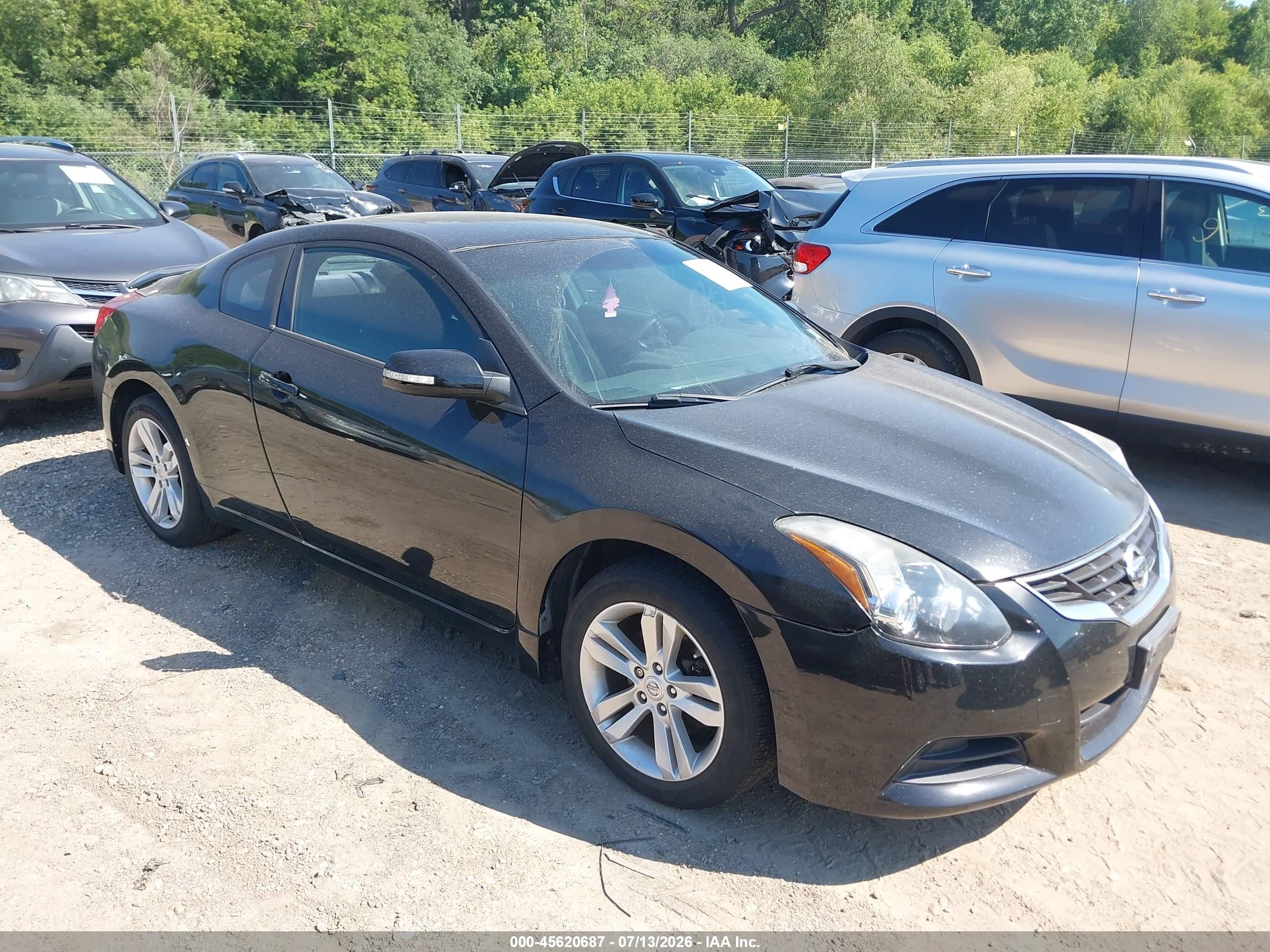 2012 Nissan Altima 2.5 S Black vin: 1N4AL2EP8CC132462
