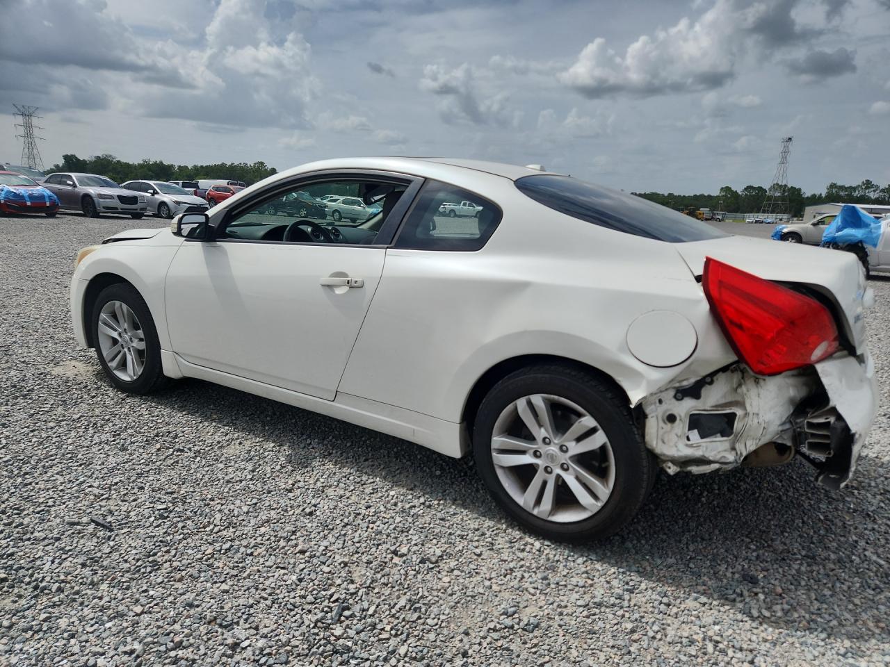 2012 Nissan Altima S White vin: 1N4AL2EP8CC262712