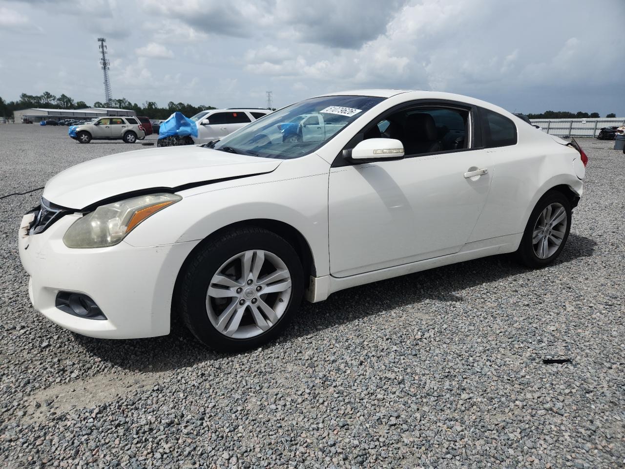 2012 Nissan Altima S White vin: 1N4AL2EP8CC262712