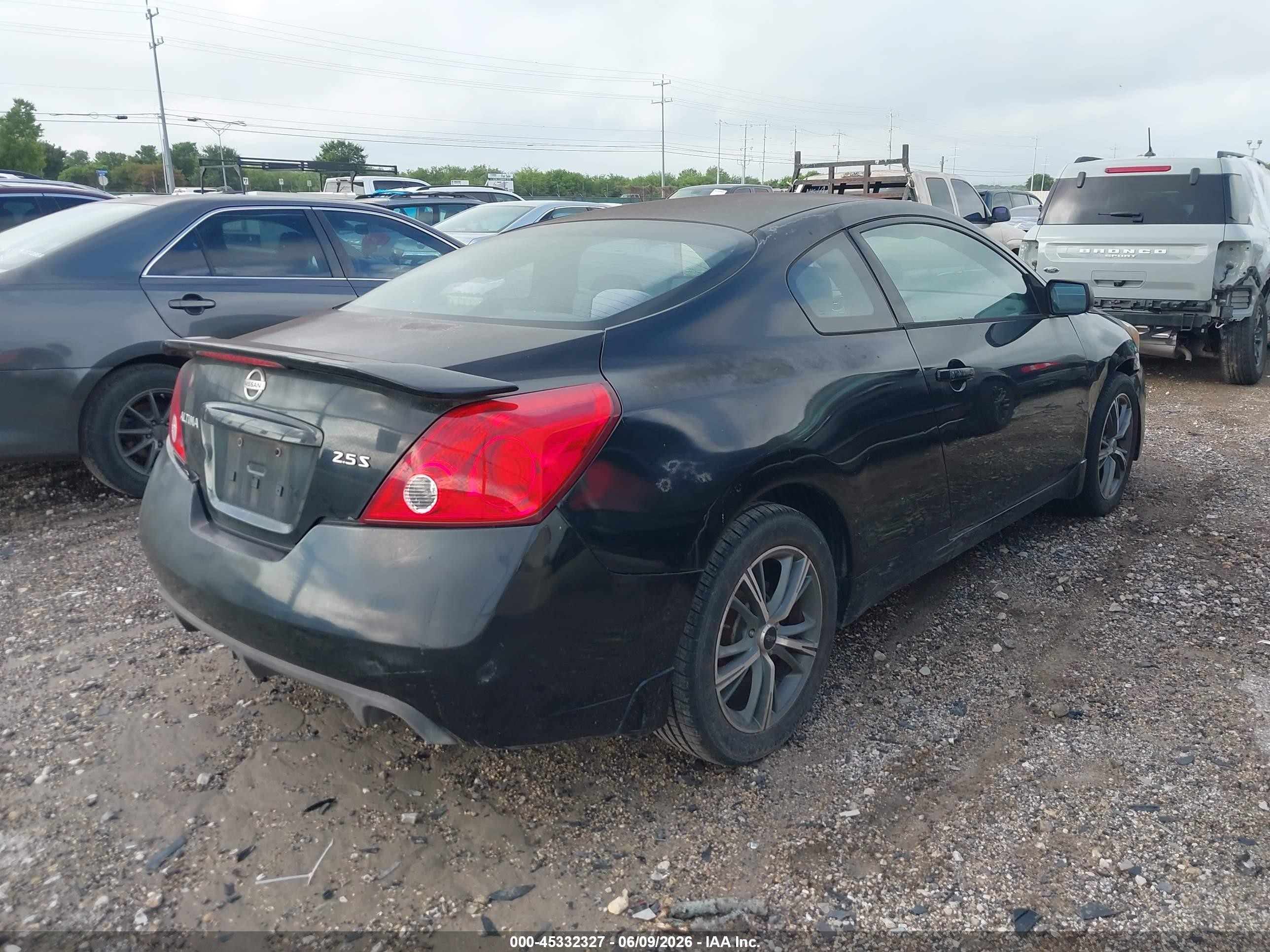 2013 Nissan Altima 2.5 S Black vin: 1N4AL2EP8DC158951