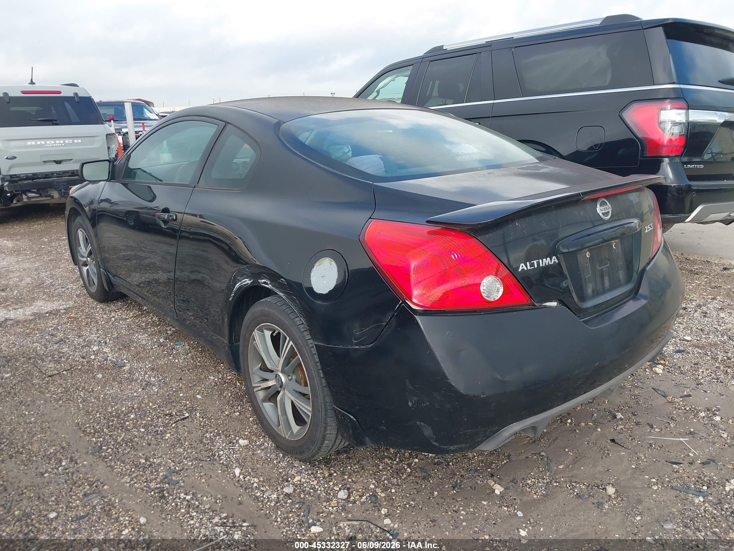 2013 Nissan Altima 2.5 S Black vin: 1N4AL2EP8DC158951