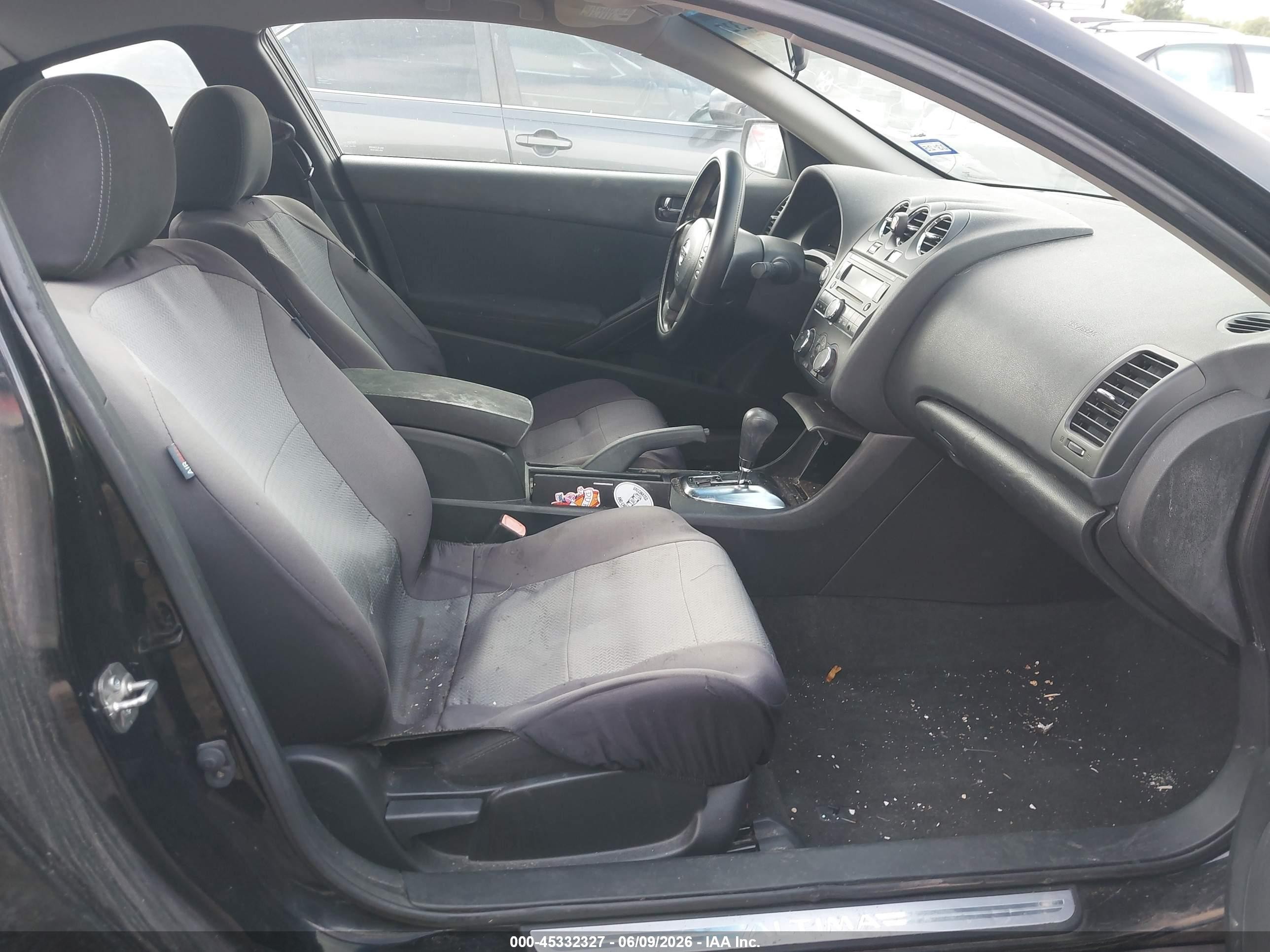 2013 Nissan Altima 2.5 S Black vin: 1N4AL2EP8DC158951