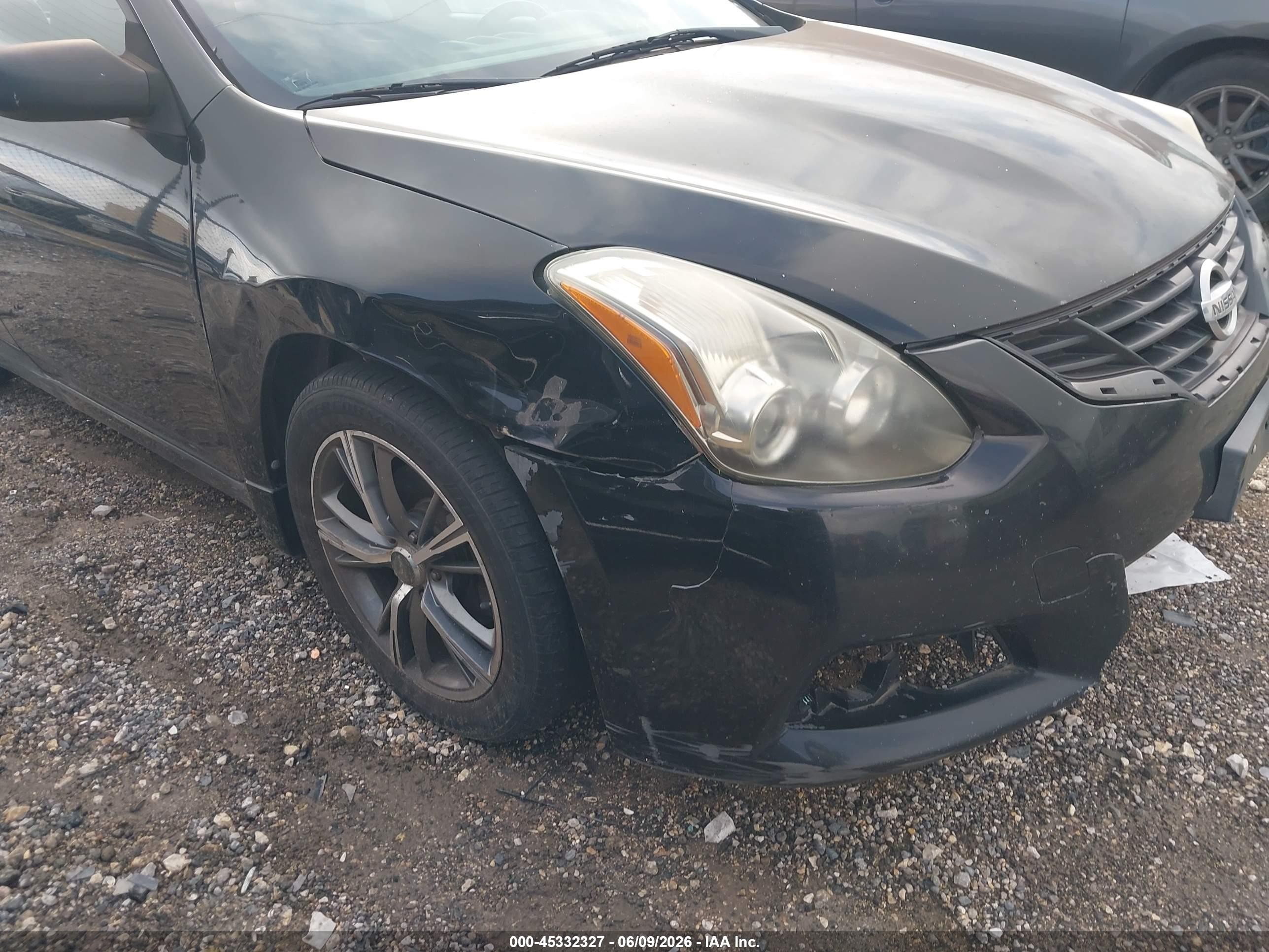 2013 Nissan Altima 2.5 S Black vin: 1N4AL2EP8DC158951