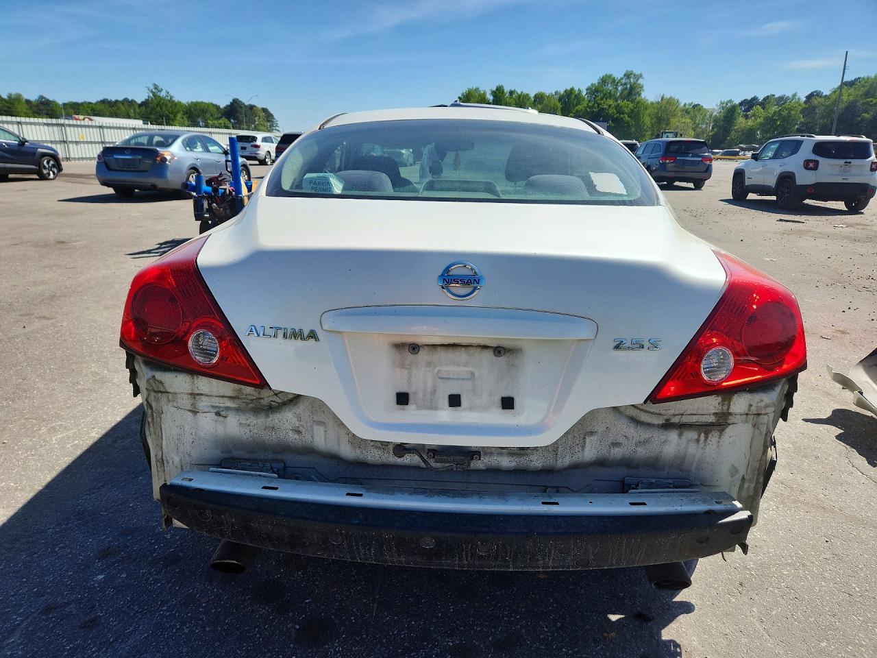 2013 Nissan Altima 2.5 S White vin: 1N4AL2EP8DC178097