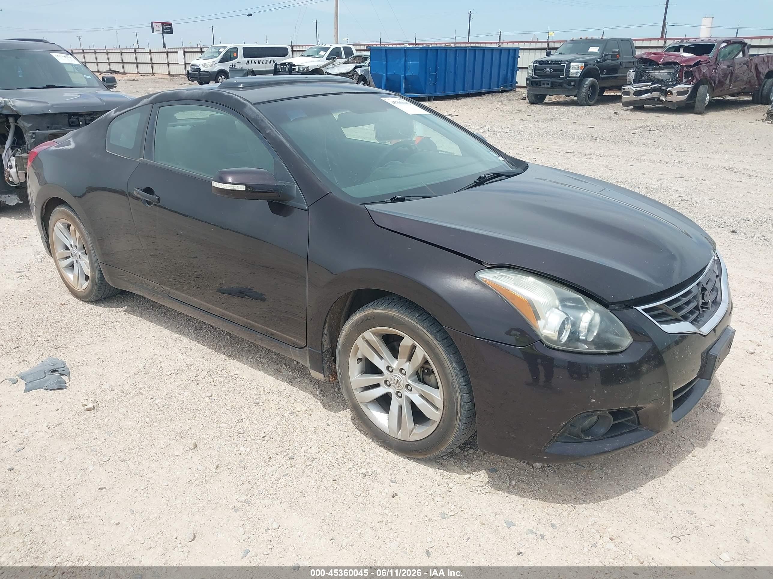 2010 Nissan Altima 2.5 S Черный vin: 1N4AL2EP9AC122729