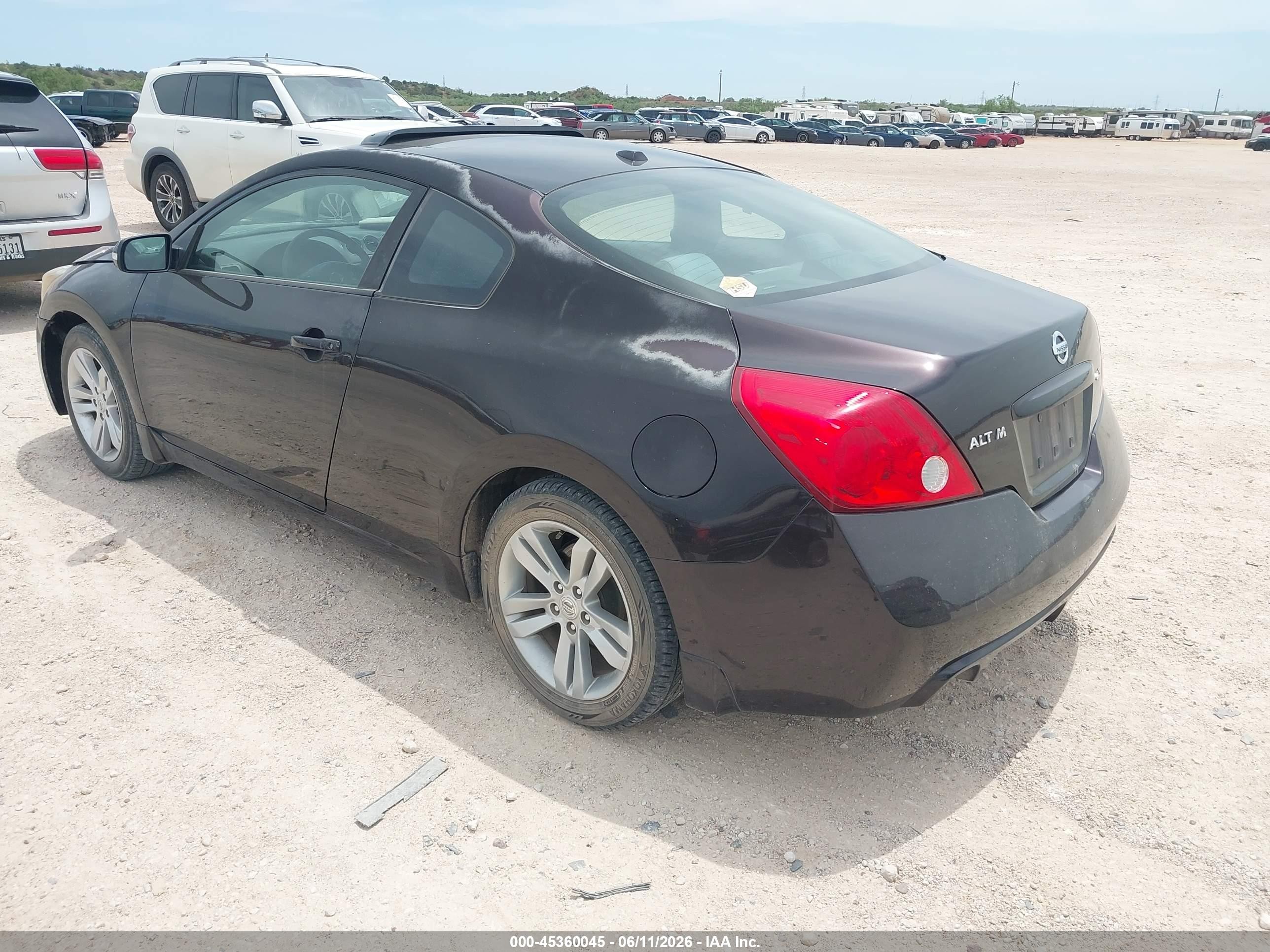2010 Nissan Altima 2.5 S Black vin: 1N4AL2EP9AC122729