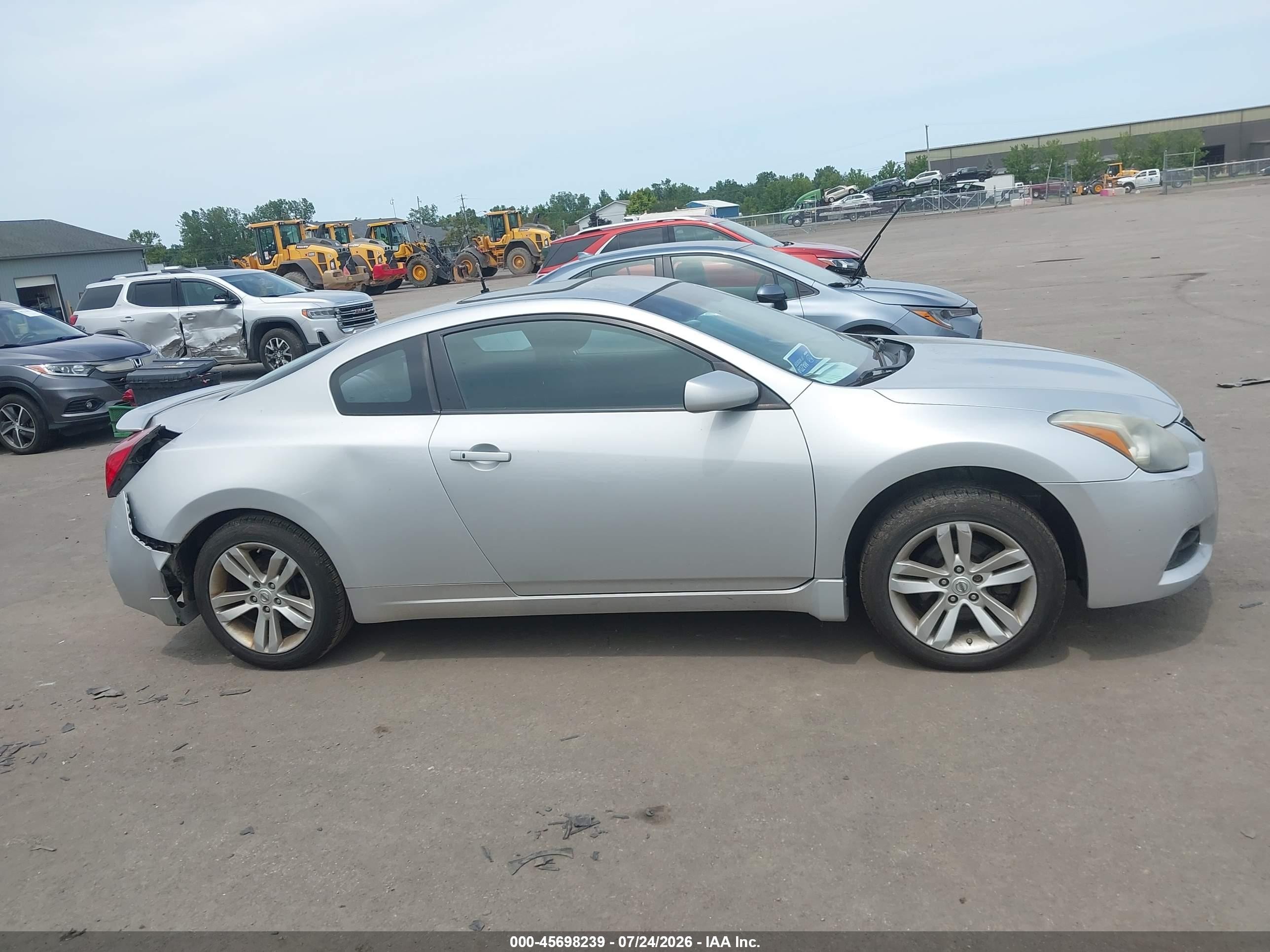 2010 Nissan Altima 2.5 S Серебряный vin: 1N4AL2EP9AC147372