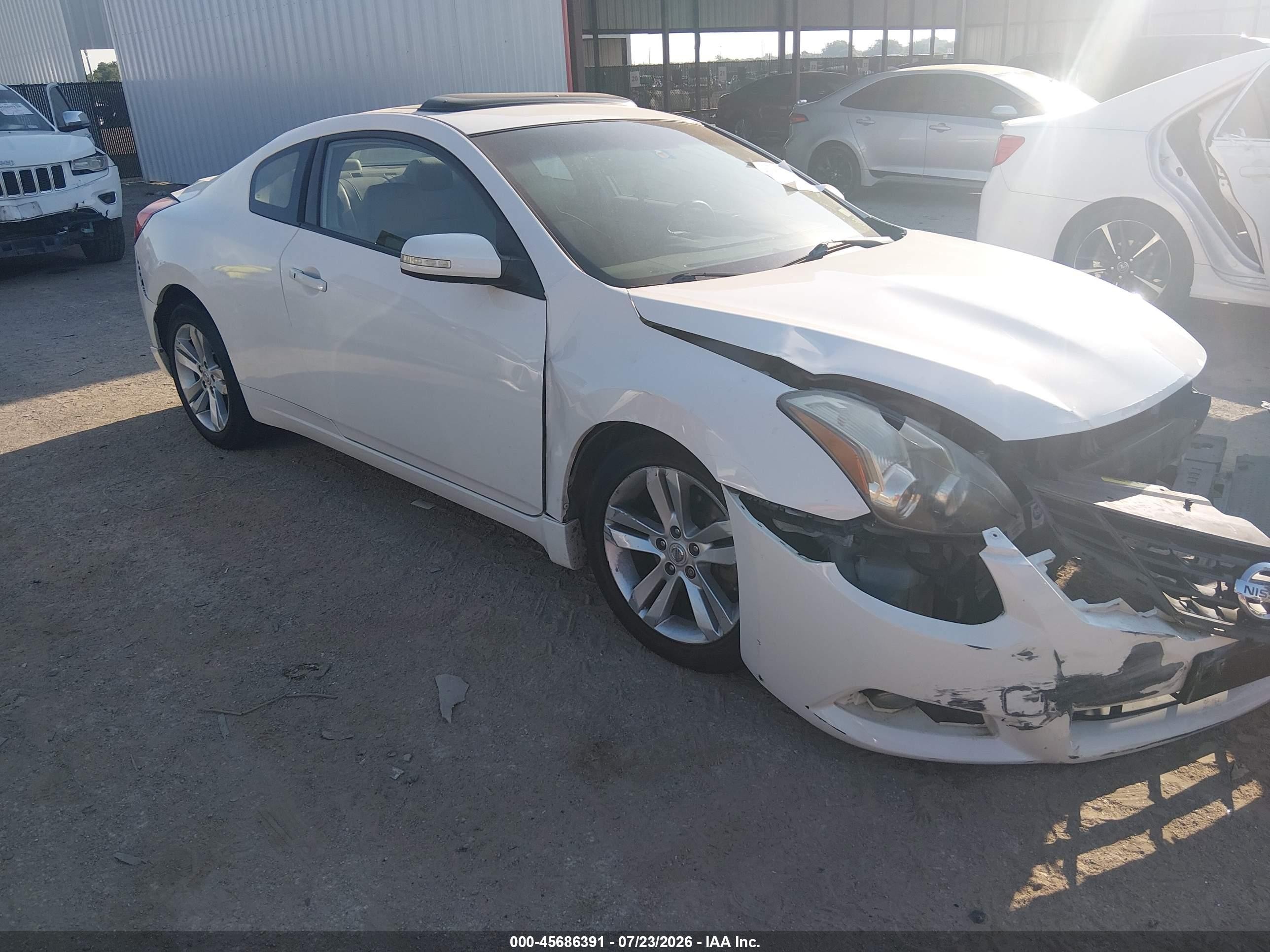 2010 Nissan Altima 2.5 S Белый vin: 1N4AL2EP9AC164558