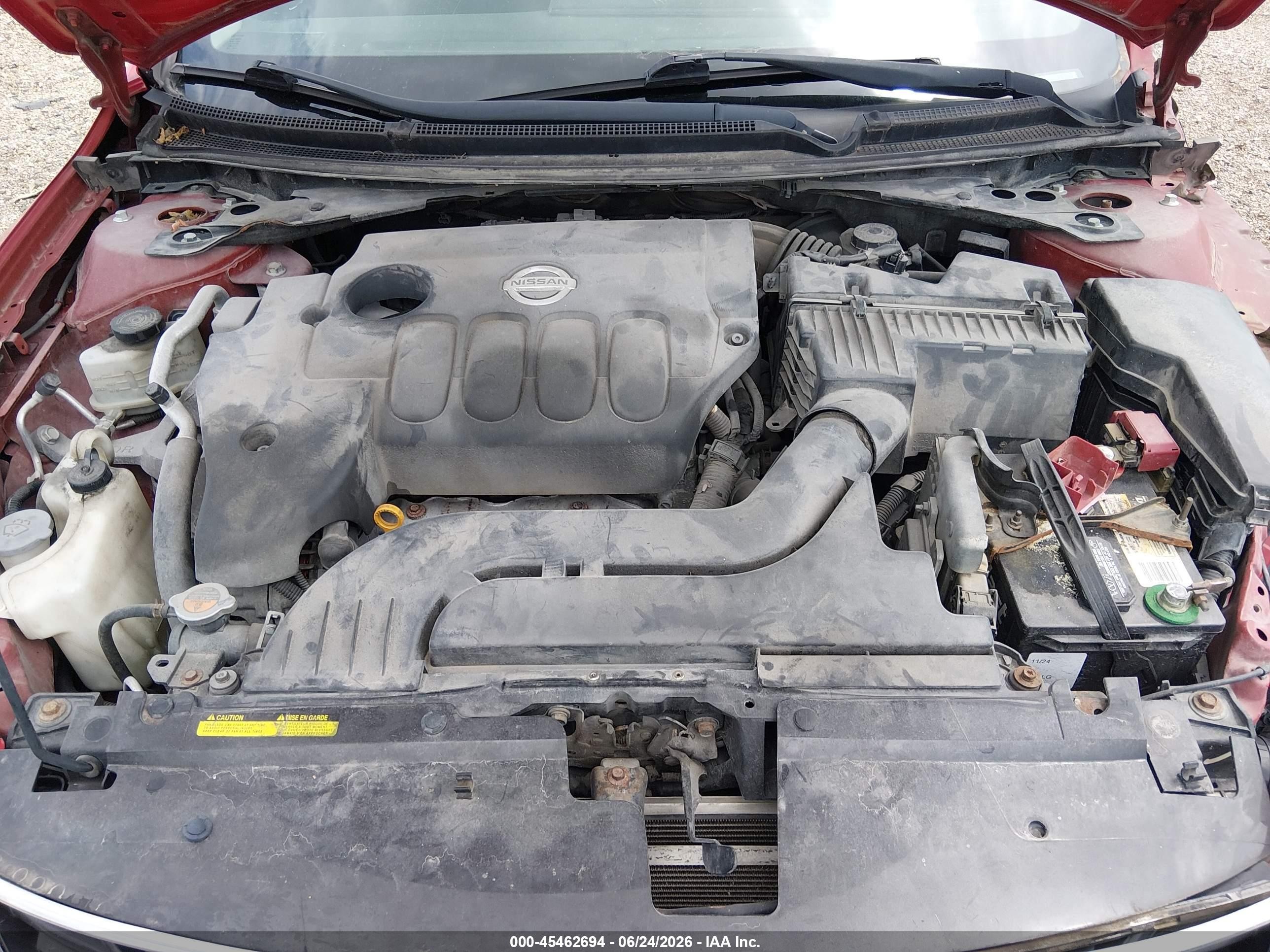 2011 Nissan Altima 2.5 S Red vin: 1N4AL2EP9BC137085