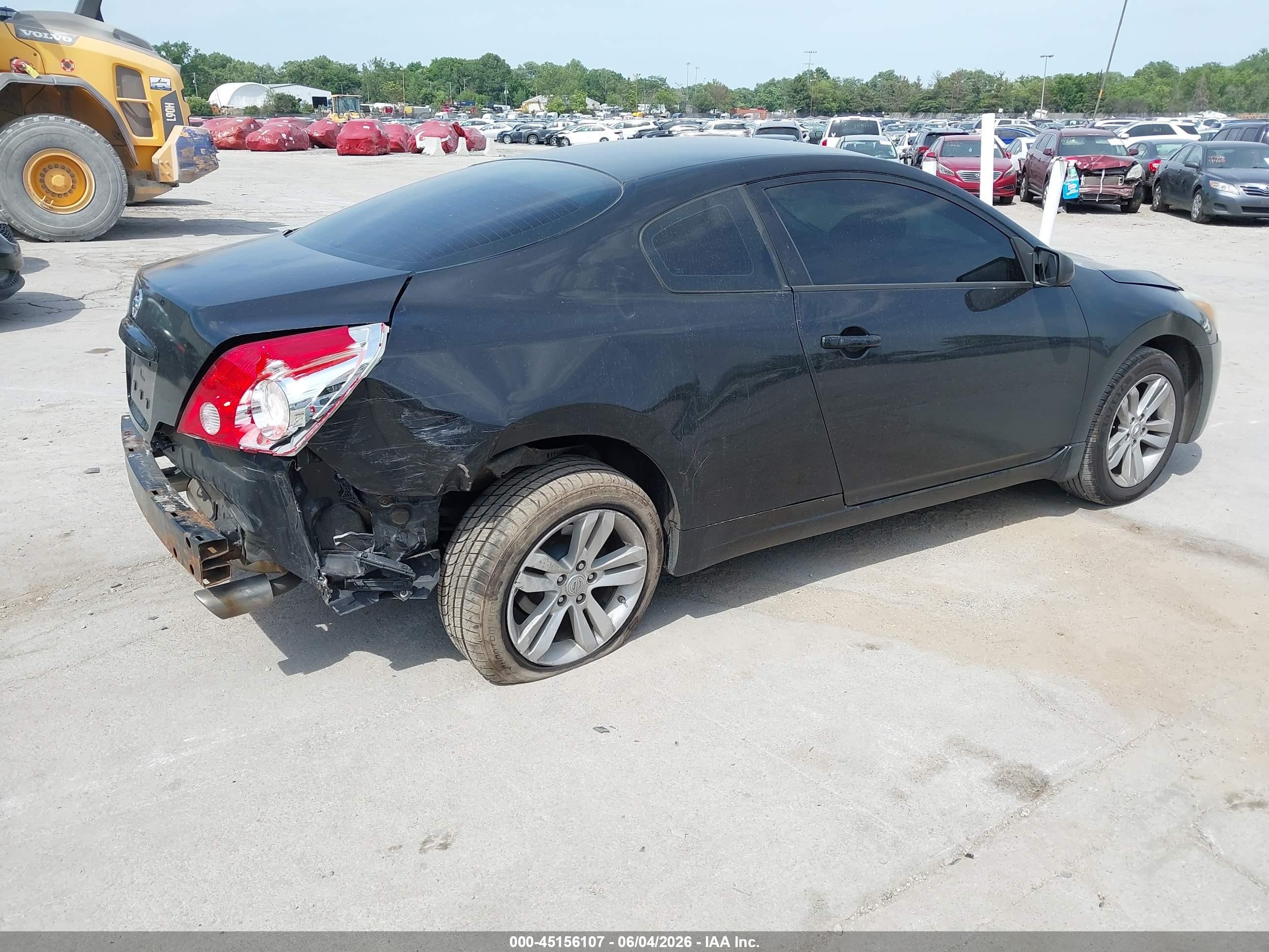 2011 Nissan Altima 2.5 S Black vin: 1N4AL2EP9BC166036
