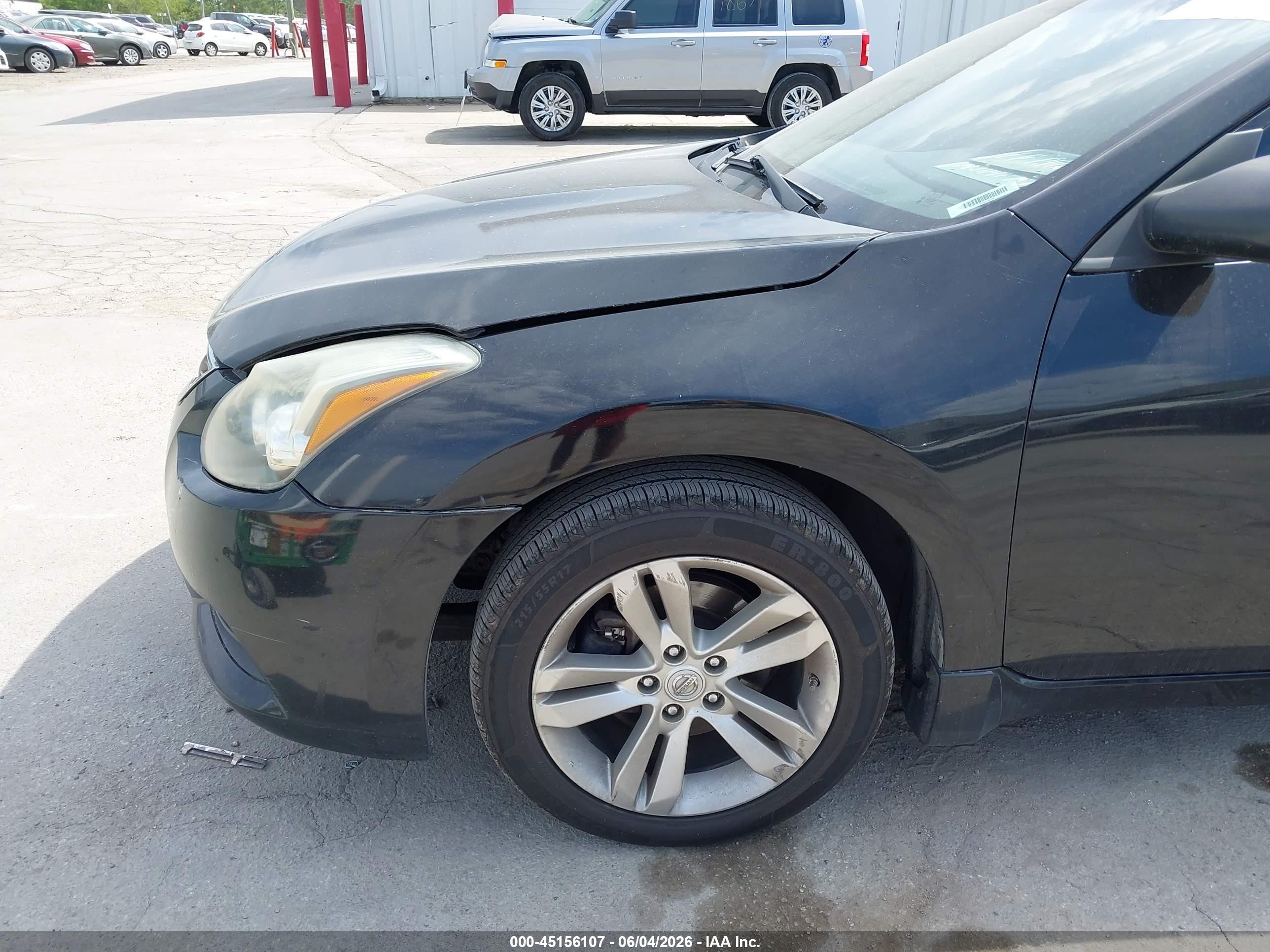 2011 Nissan Altima 2.5 S Black vin: 1N4AL2EP9BC166036