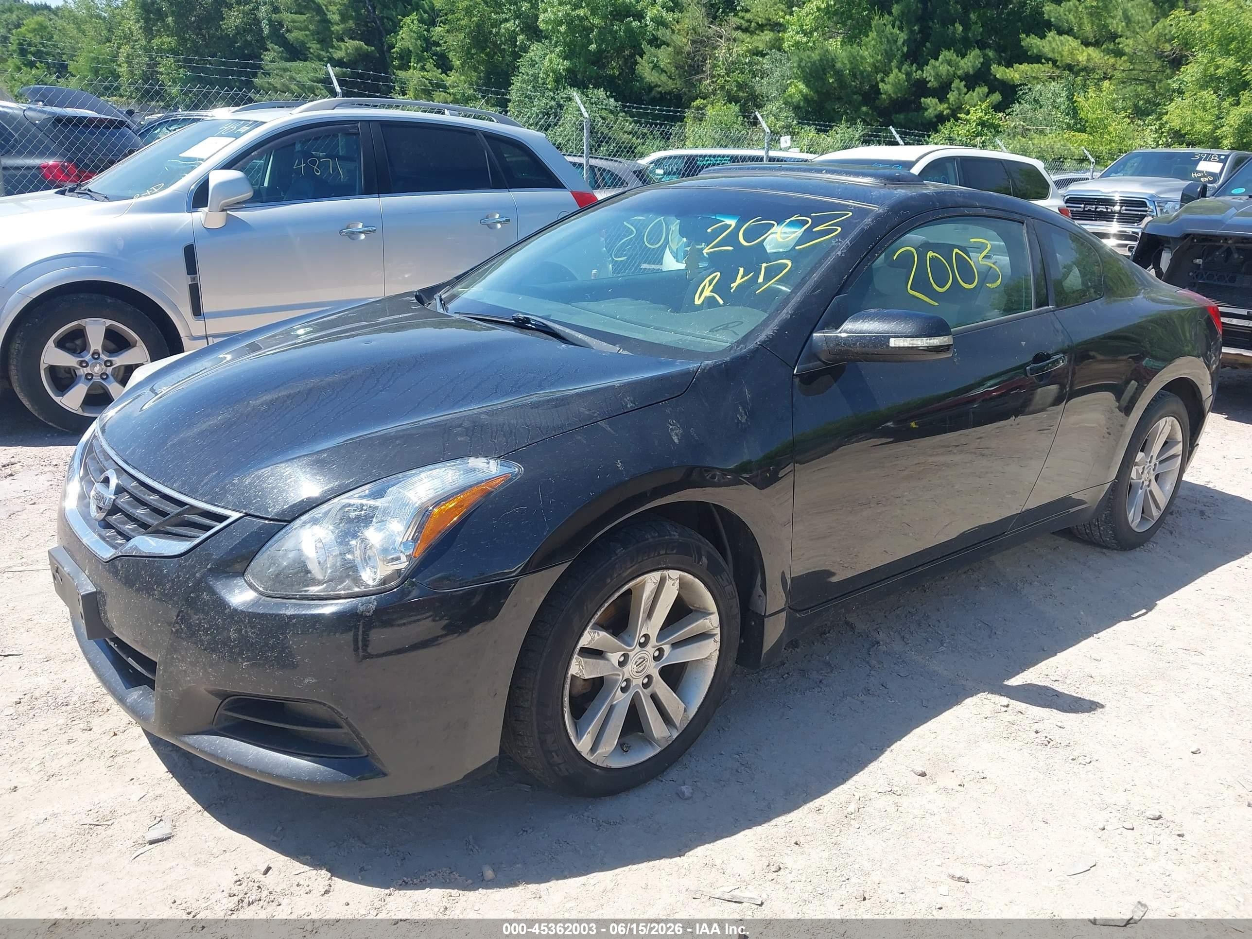 2012 Nissan Altima 2.5 S Черный vin: 1N4AL2EP9CC119588