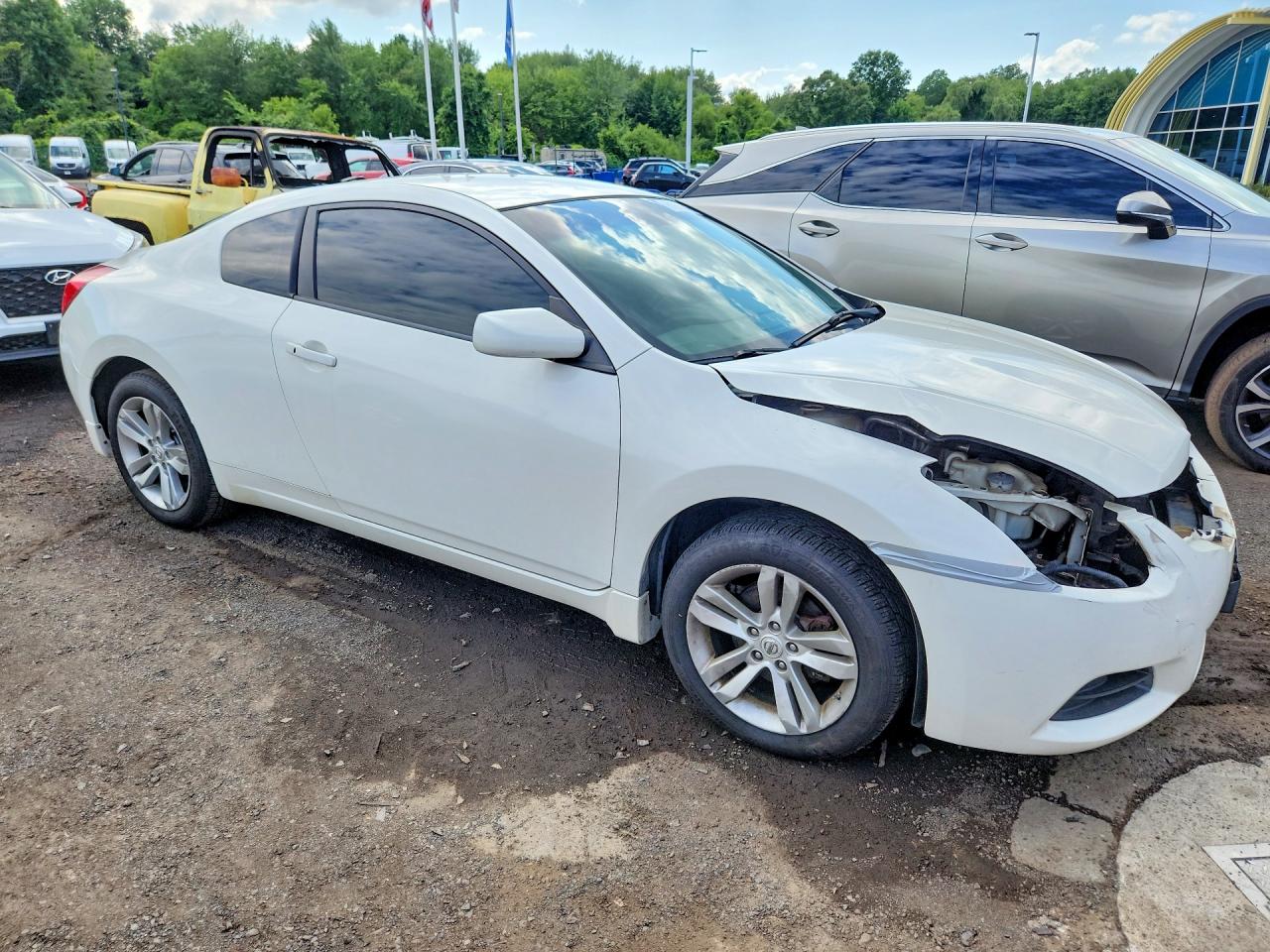 2012 Nissan Altima 2.5 S White vin: 1N4AL2EP9CC120305