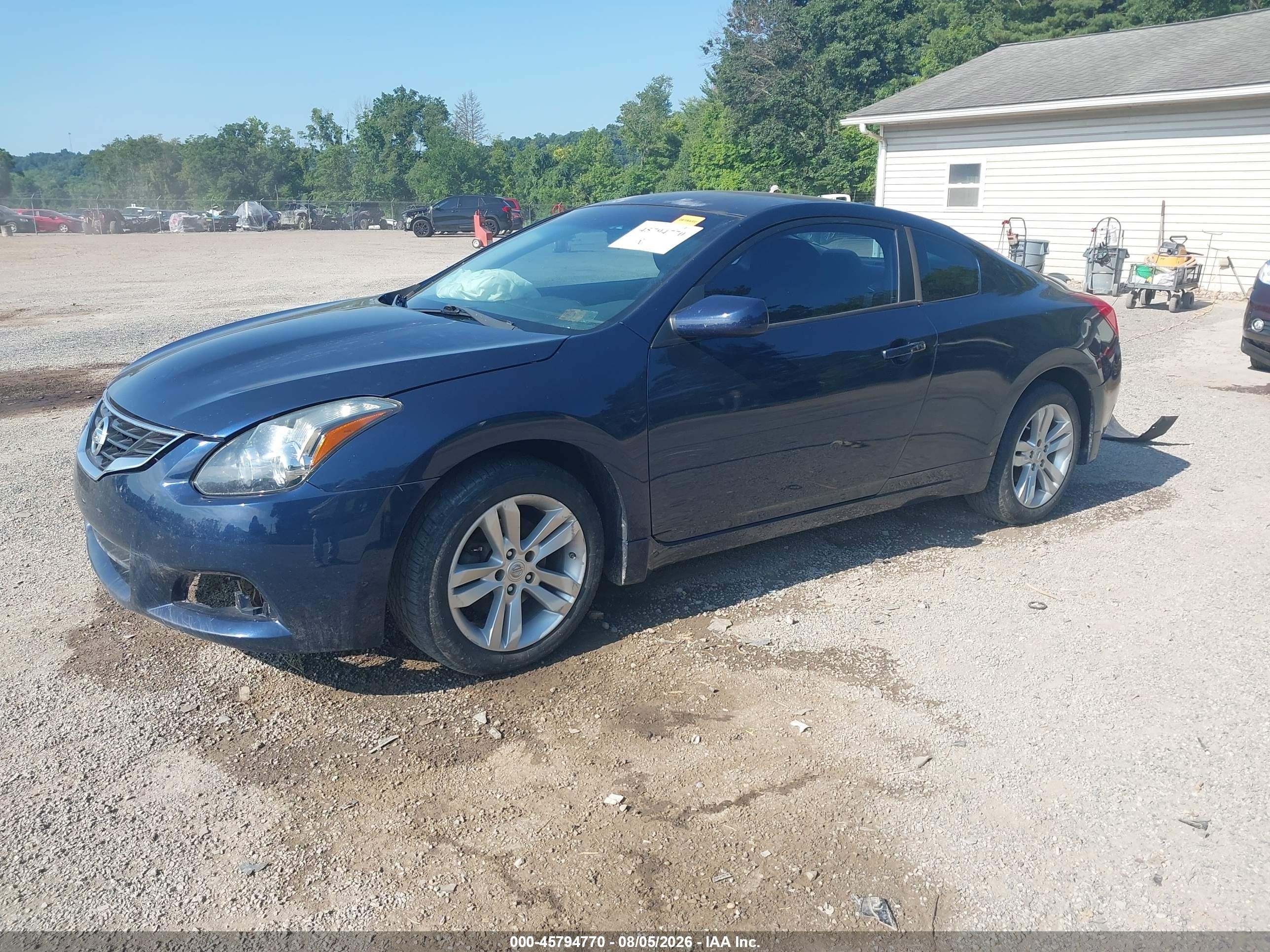 2012 Nissan Altima 2.5 S Blue vin: 1N4AL2EP9CC220548