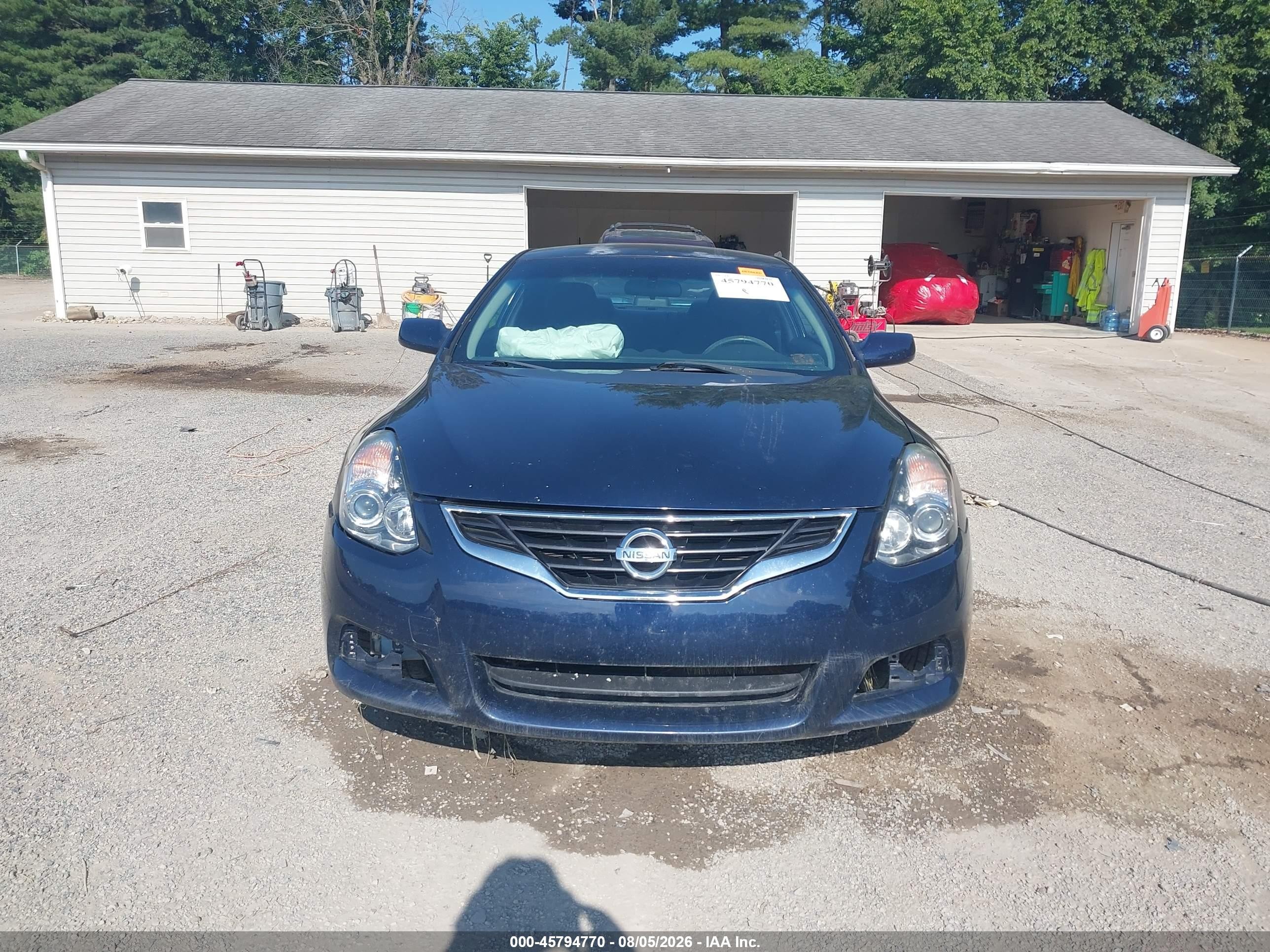 2012 Nissan Altima 2.5 S Blue vin: 1N4AL2EP9CC220548