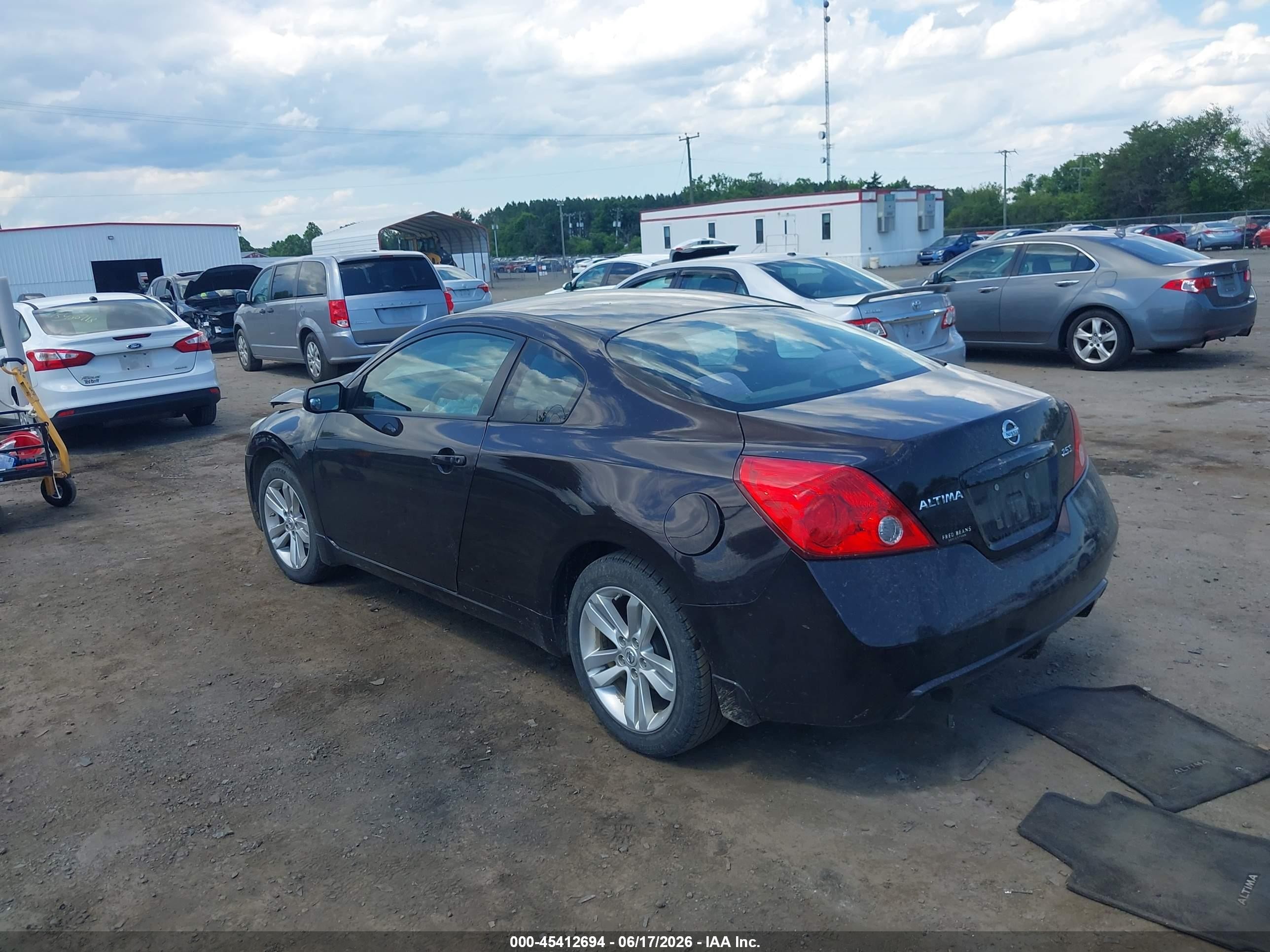 2012 Nissan Altima 2.5 S Burgundy vin: 1N4AL2EP9CC264369