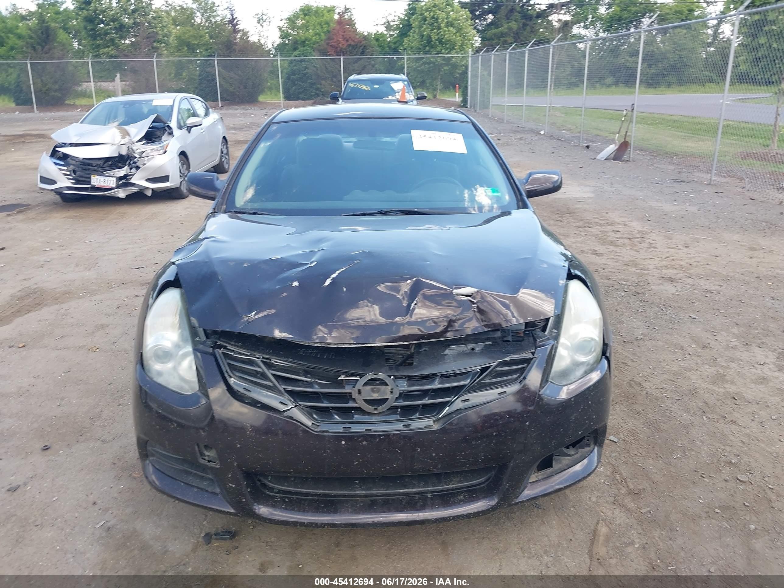 2012 Nissan Altima 2.5 S Burgundy vin: 1N4AL2EP9CC264369