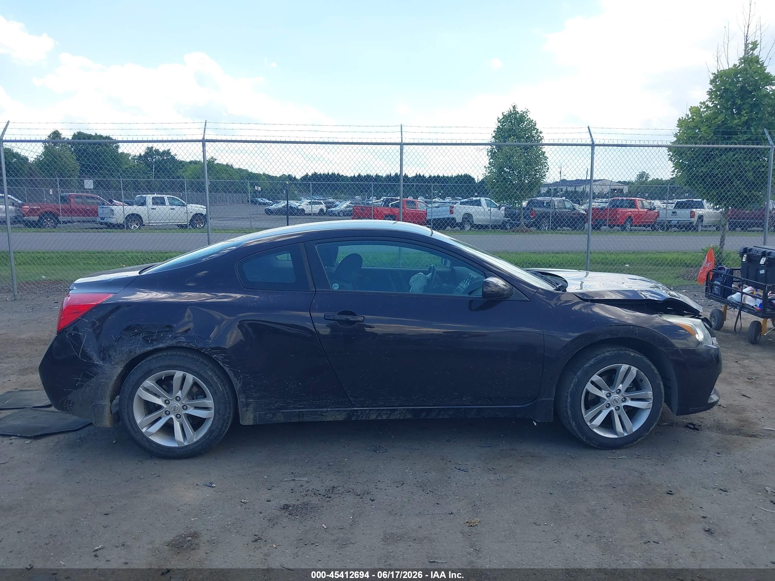 2012 Nissan Altima 2.5 S Burgundy vin: 1N4AL2EP9CC264369