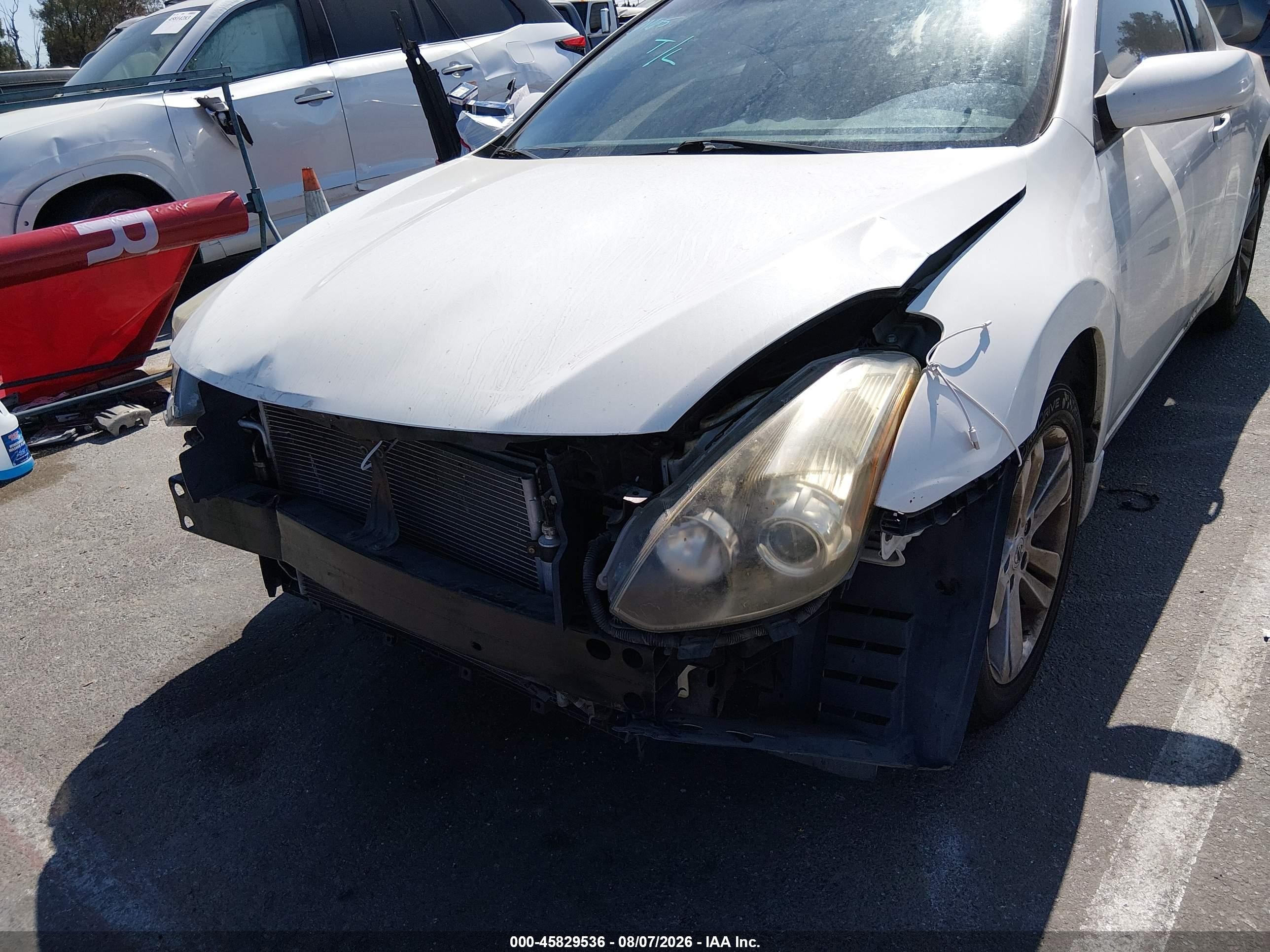 2012 Nissan Altima 2.5 S White vin: 1N4AL2EP9CC264727
