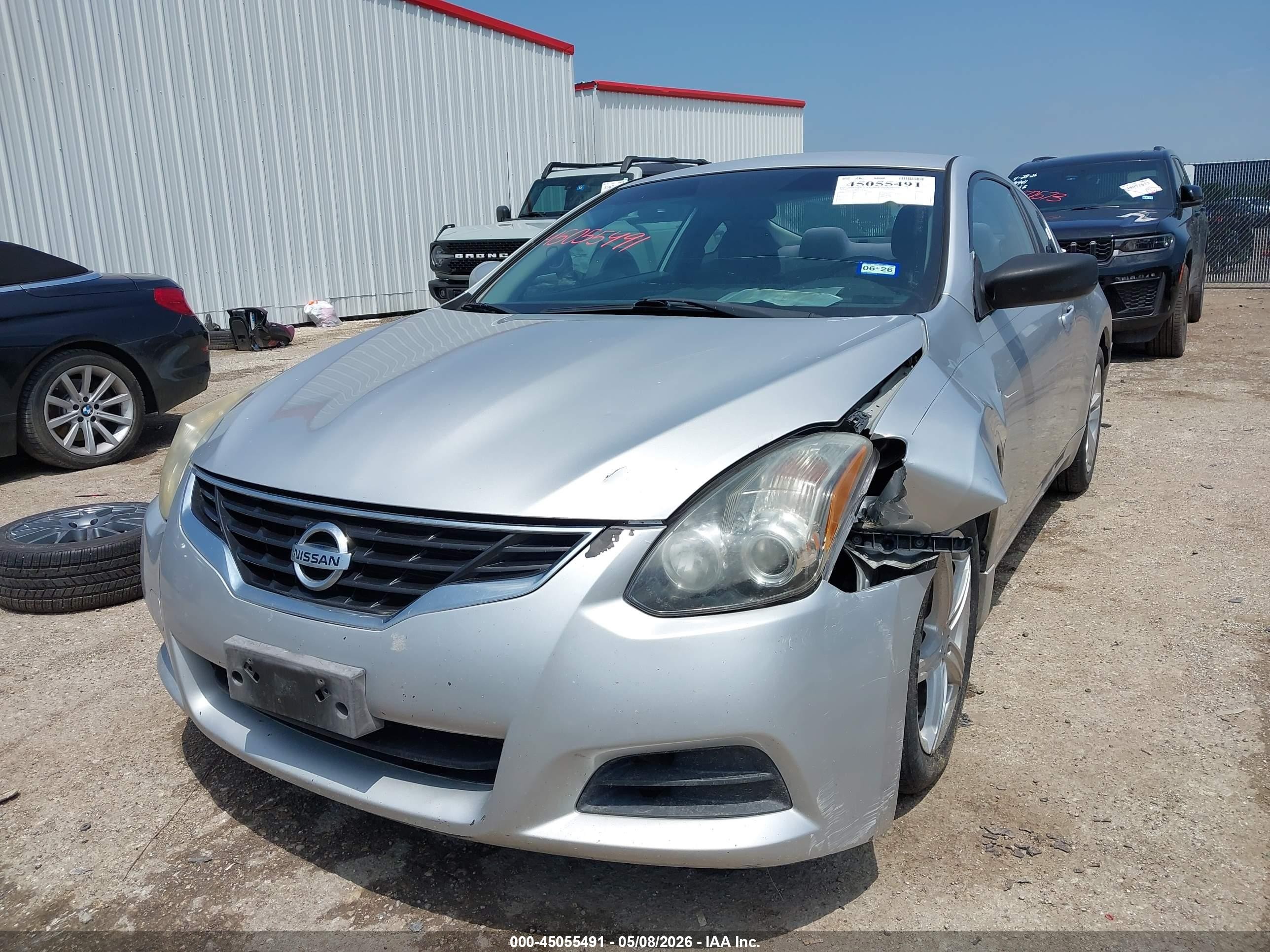 2013 Nissan Altima 2.5 S Silver vin: 1N4AL2EP9DC255284