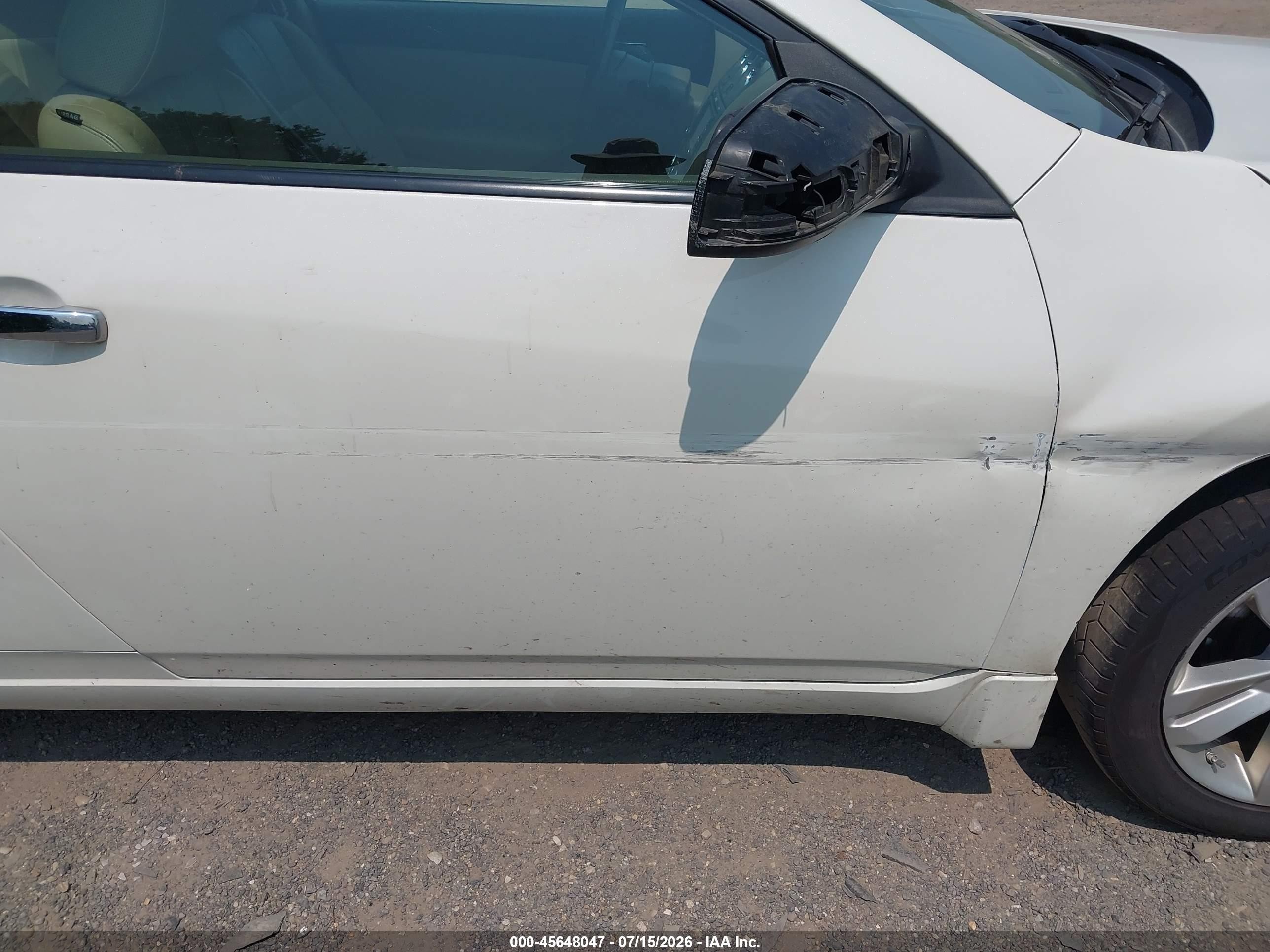 2013 Nissan Altima 2.5 S White vin: 1N4AL2EP9DC271873