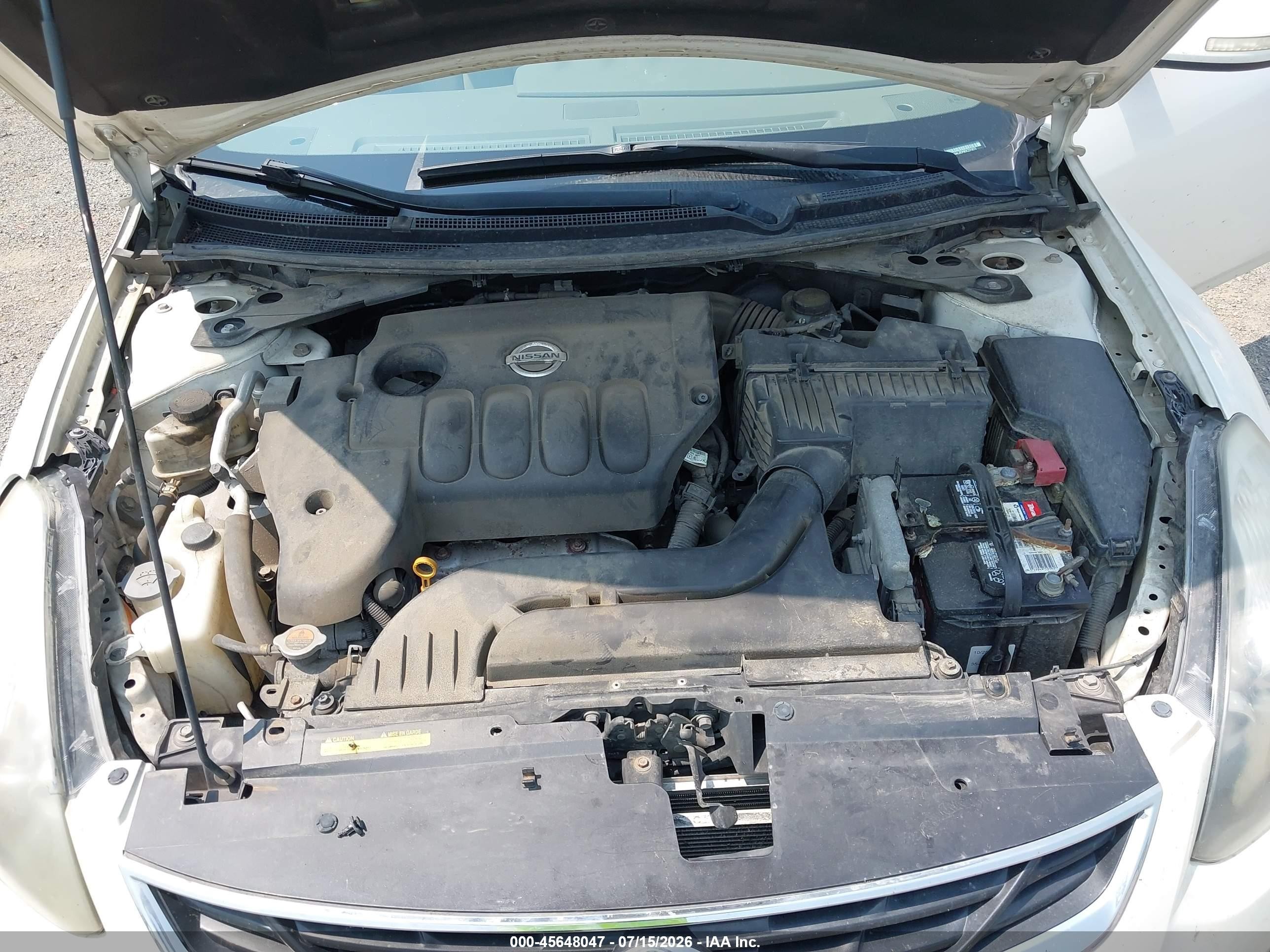 2013 Nissan Altima 2.5 S White vin: 1N4AL2EP9DC271873