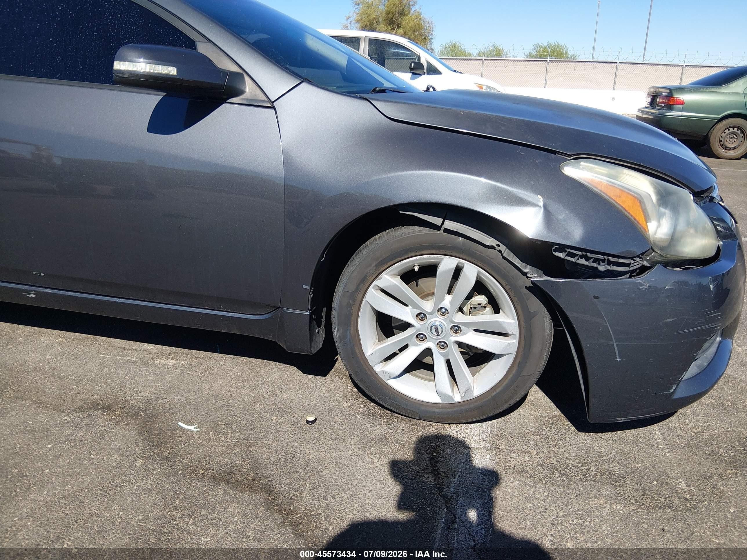 2010 Nissan Altima 2.5 S Gray vin: 1N4AL2EPXAC154671
